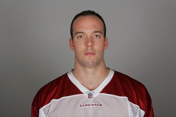 TEMPE, AZ - CIRCA 2010: In this handout image provided by the NFL,  Jim Dray of the Arizona Cardinals poses for his NFL headshot circa 2010 in Tempe, Arizona. (Photo by NFL via Getty Images)