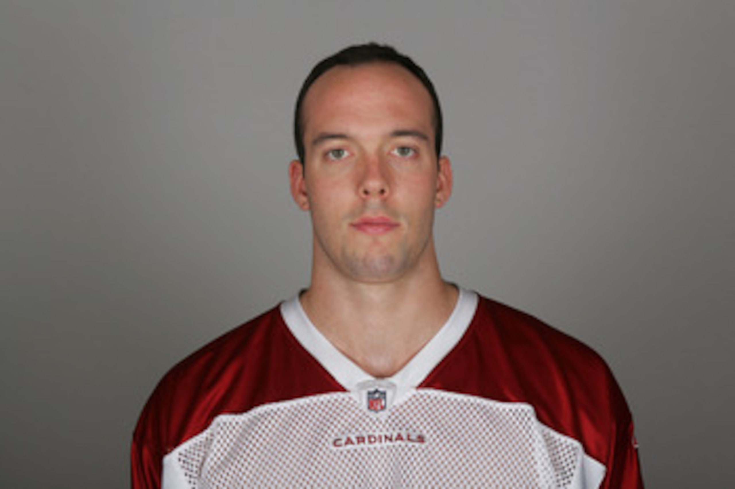 TEMPE, AZ - CIRCA 2010: In this handout image provided by the NFL,  Jim Dray of the Arizona Cardinals poses for his NFL headshot circa 2010 in Tempe, Arizona. (Photo by NFL via Getty Images)