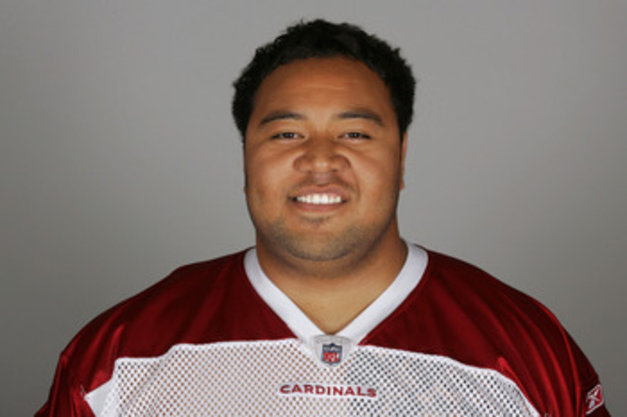TEMPE, AZ - CIRCA 2010: In this handout image provided by the NFL, Deuce Lutui of the Arizona Cardinals poses for his NFL headshot circa 2010 in Tempe, Arizona. (Photo by NFL via Getty Images)