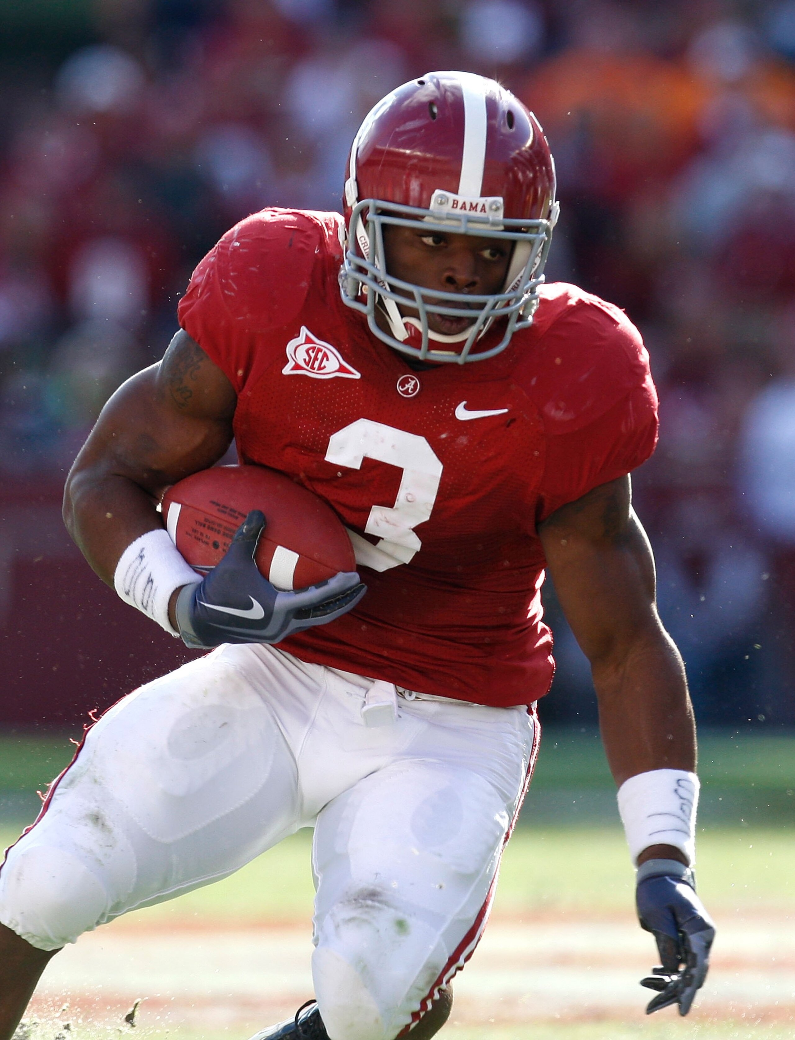 TUSCALOOSA, AL - OCTOBER 24:  Trent Richardson #3 of the Alabama Crimson Tide against the Tennessee Volunteers at Bryant-Denny Stadium on October 24, 2009 in Tuscaloosa, Alabama.  (Photo by Kevin C. Cox/Getty Images)