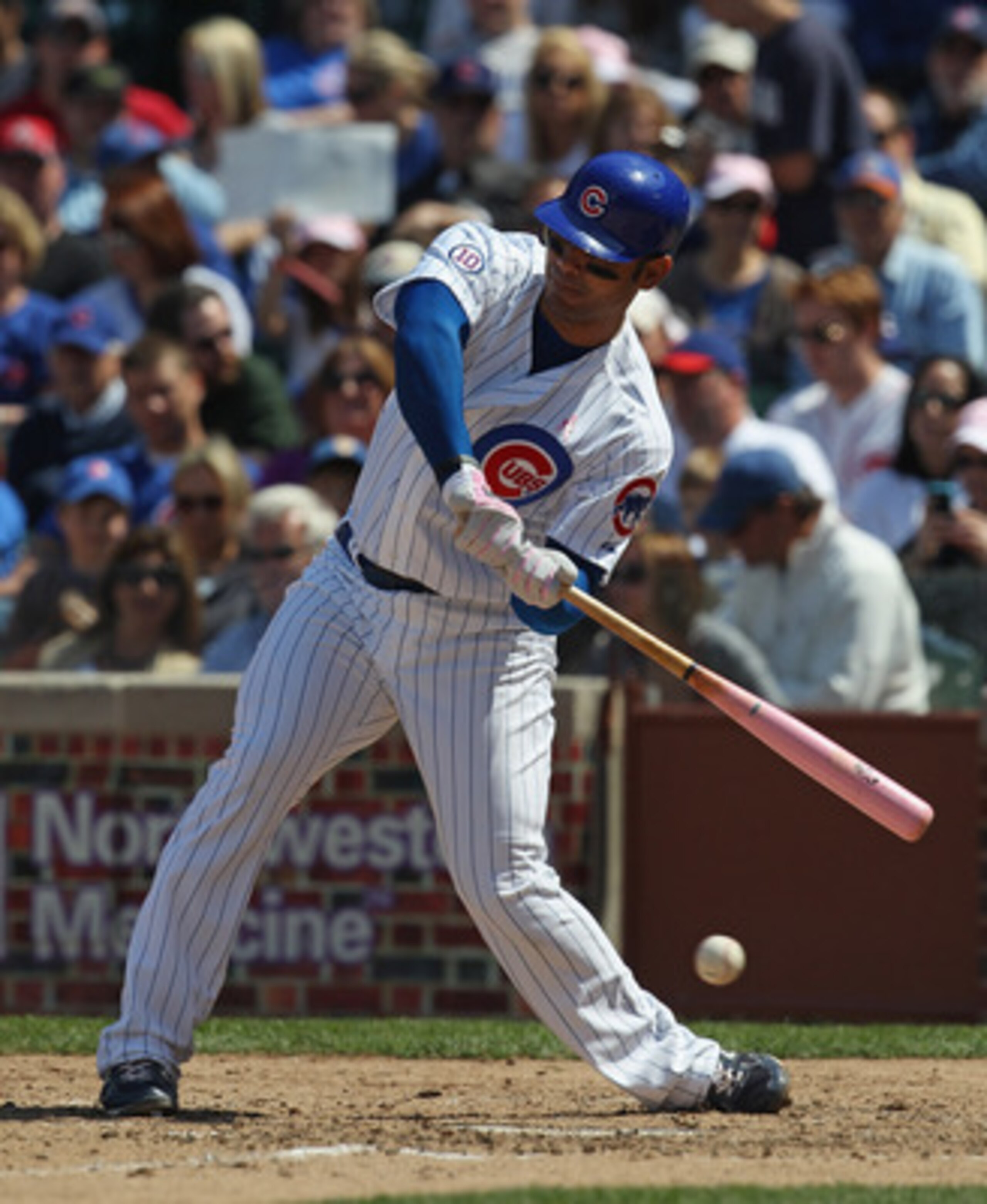 CHICAGO, IL - MAY 08: Carlos Pena #22 of the Chicago Cubs takes a swing against the Cincinnati Reds at Wrigley Field on May 8, 2011 in Chicago, Illinois. The Reds defeated the Cubs 2-0. (Photo by Jonathan Daniel/Getty Images) CHICAGO, IL - MAY 08: Carlos Pena #22 of the Chicago Cubs takes a swing against the Cincinnati Reds at Wrigley Field on May 8, 2011 in Chicago, Illinois. The Reds defeated the Cubs 2-0. (Photo by Jonathan Daniel/Getty Images)