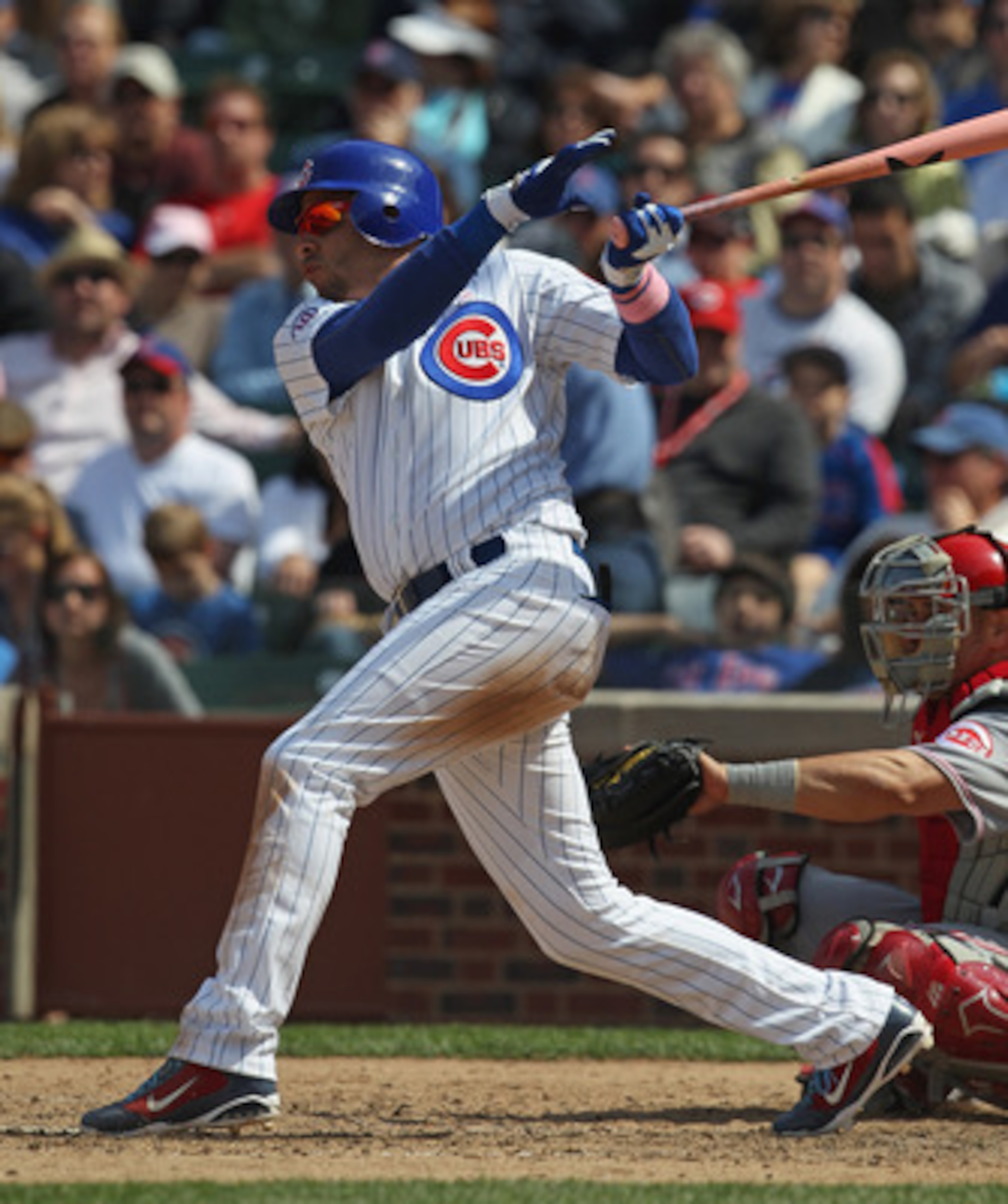 CHICAGO, IL - MAY 08: Aramis Ramirez #16 of the Chicago Cubs takes a swing against the Cincinnati Reds at Wrigley Field on May 8, 2011 in Chicago, Illinois. The Reds defeated the Cubs 2-0. (Photo by Jonathan Daniel/Getty Images) CHICAGO, IL - MAY 08: Aramis Ramirez #16 of the Chicago Cubs takes a swing against the Cincinnati Reds at Wrigley Field on May 8, 2011 in Chicago, Illinois. The Reds defeated the Cubs 2-0. (Photo by Jonathan Daniel/Getty Images)