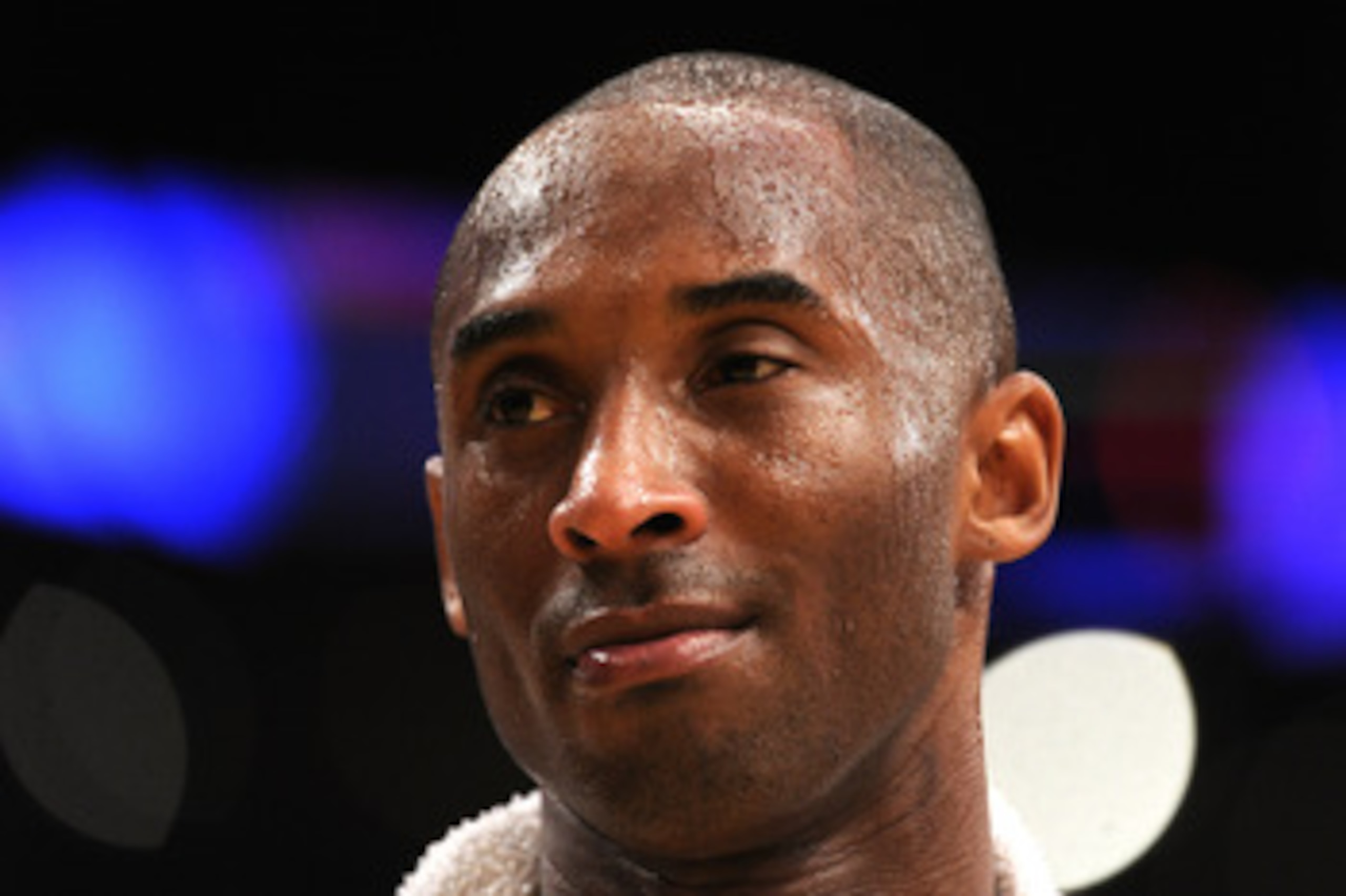 LOS ANGELES, CA - APRIL 26:  Kobe Bryant #24 of the Los Angeles Lakers looks on from the bench in the third quarter while taking on the New Orleans Hornets in Game Five of the Western Conference Quarterfinals in the 2011 NBA Playoffs on April 26, 2011 at