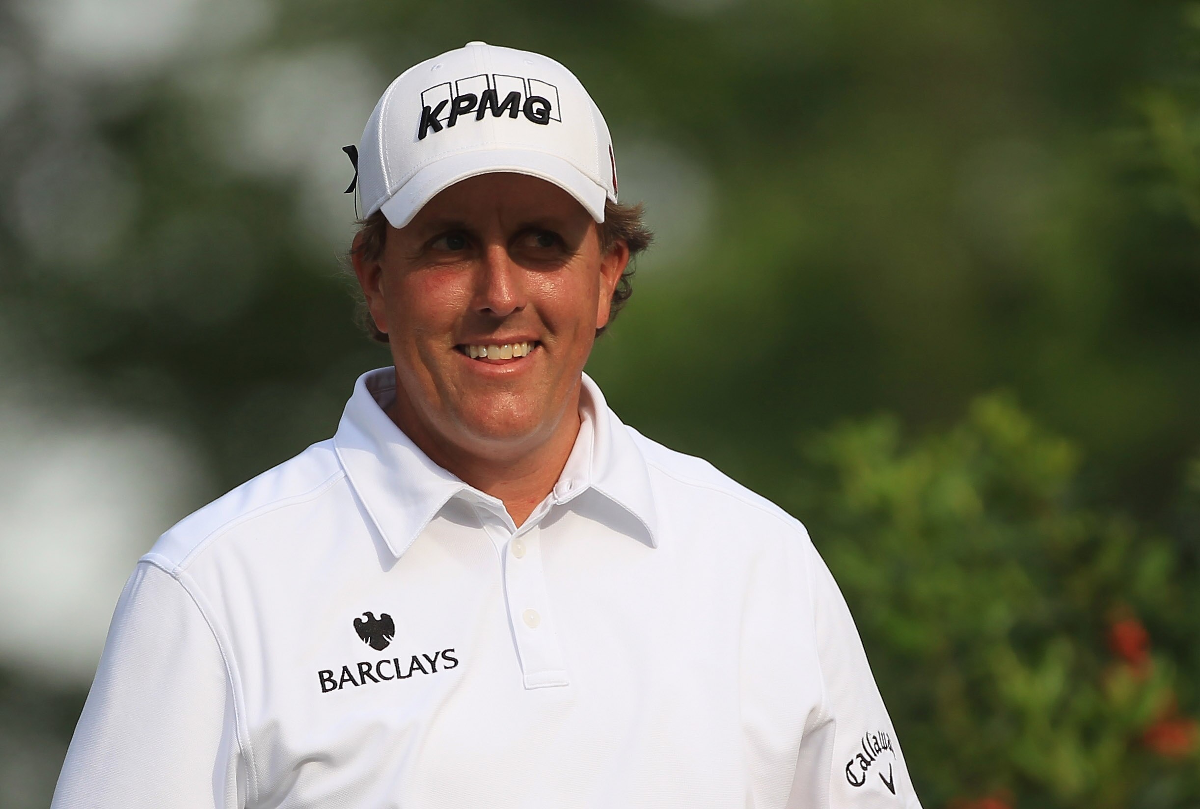 CHARLOTTE, NC - MAY 07:  Phil Mickelson during the third round of the Wells Fargo Championship at Quail Hollow Club on May 7, 2011 in Charlotte, North Carolina.  (Photo by Streeter Lecka/Getty Images)