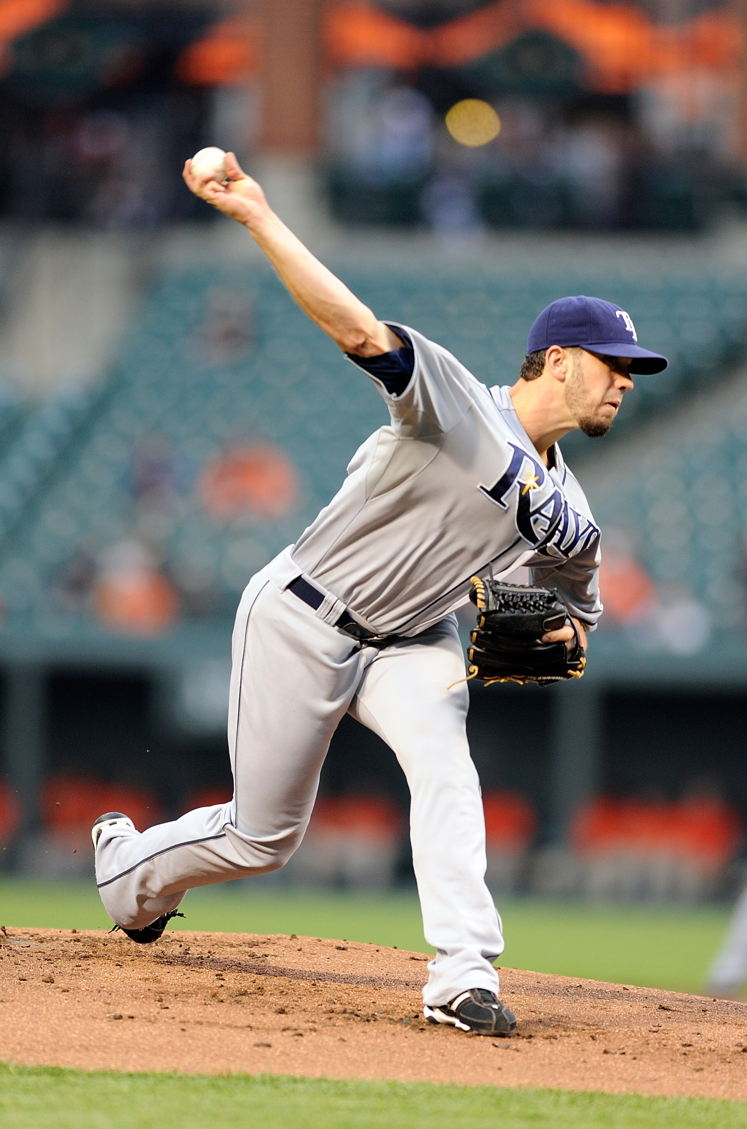 BALTIMORE, MD - MAY 06:  James Shields #33 of the Tampa Bay Rays pitches against the Baltimore Orioles at Oriole Park at Camden Yards on May 6, 2011 in Baltimore, Maryland.  (Photo by Greg Fiume/Getty Images)