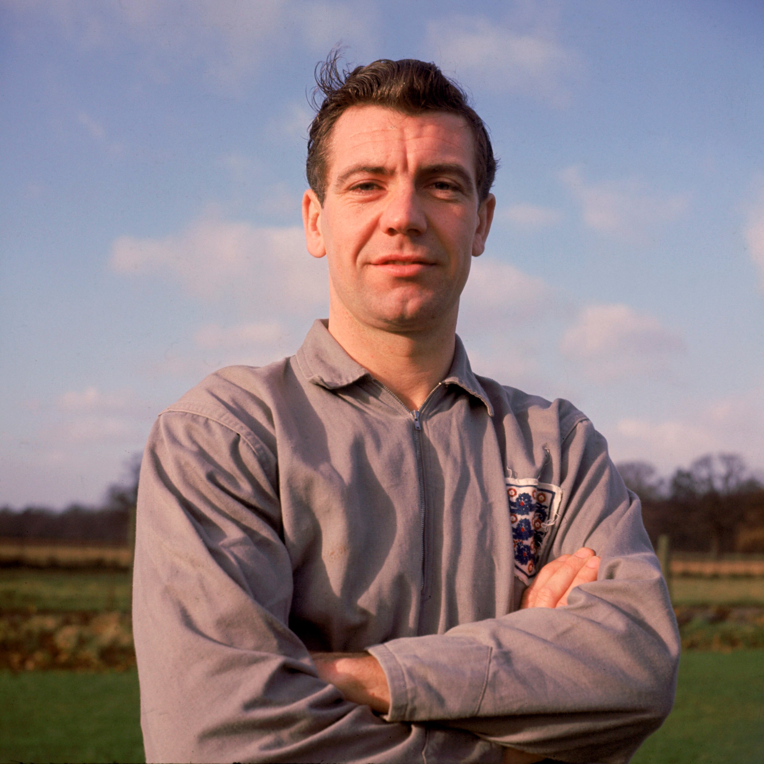 1957:  Johnny Haynes of England. \ Mandatory Credit:  Don Morley/Allsport