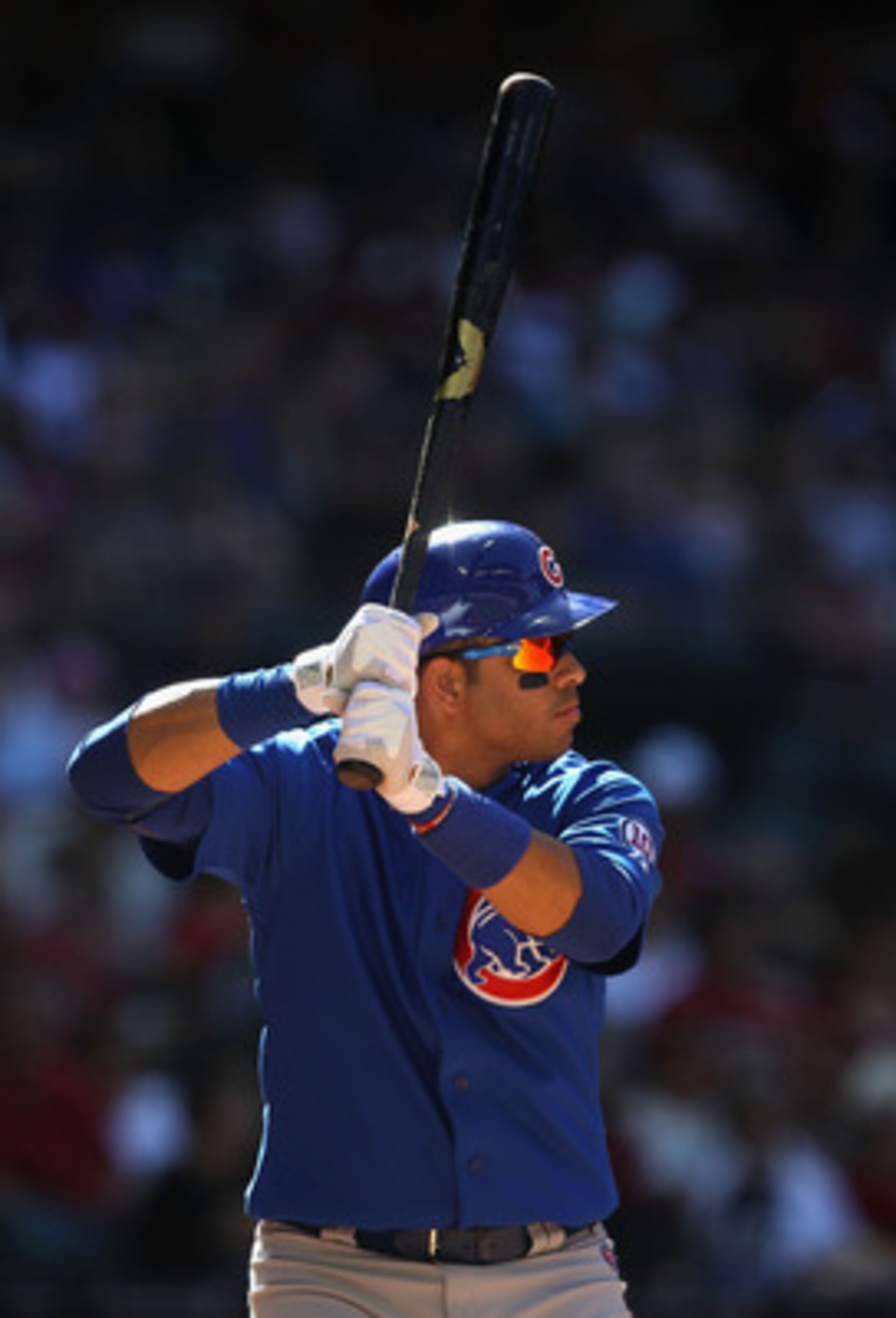 PHOENIX, AZ - MAY 01:  Aramis Ramirez #16 of the Chicago Cubs bats against the Arizona Diamondbacks during the Major League Baseball game at Chase Field on May 1, 2011 in Phoenix, Arizona.  The Diamondbacks defeated the Cubs 4-3.  (Photo by Christian Pete