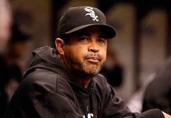 ST PETERSBURG, FL - APRIL 21:  Manager Ozzie Guillen #13 of the Chicago White Sox smiles against the Tampa Bay Rays during the game at Tropicana Field on April 21, 2011 in St. Petersburg, Florida.  (Photo by J. Meric/Getty Images)