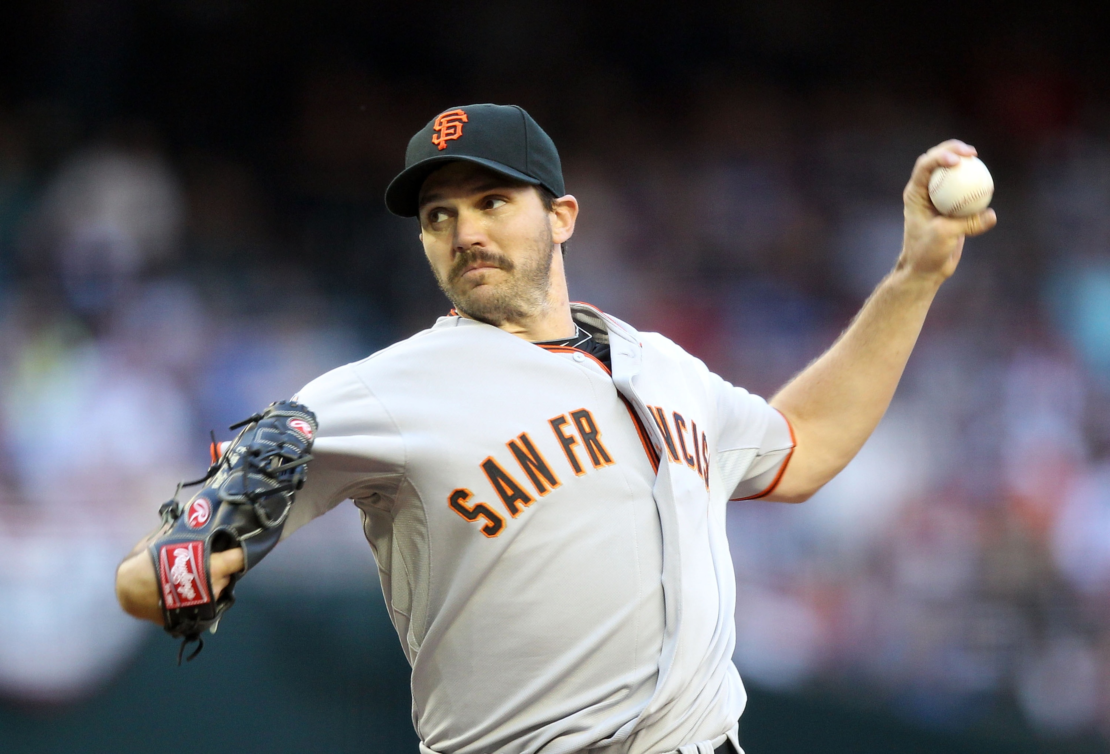 PHOENIX, AZ - APRIL 16: Starting pitcher Barry Zito #75 of the San Francisco Giants pitches against the Arizona Diamondbacks during the Major League Baseball game at Chase Field on April 16, 2011 in Phoenix, Arizona. (Photo by Christian Petersen/Getty I PHOENIX, AZ - APRIL 16: Starting pitcher Barry Zito #75 of the San Francisco Giants pitches against the Arizona Diamondbacks during the Major League Baseball game at Chase Field on April 16, 2011 in Phoenix, Arizona. (Photo by Christian Petersen/Getty I