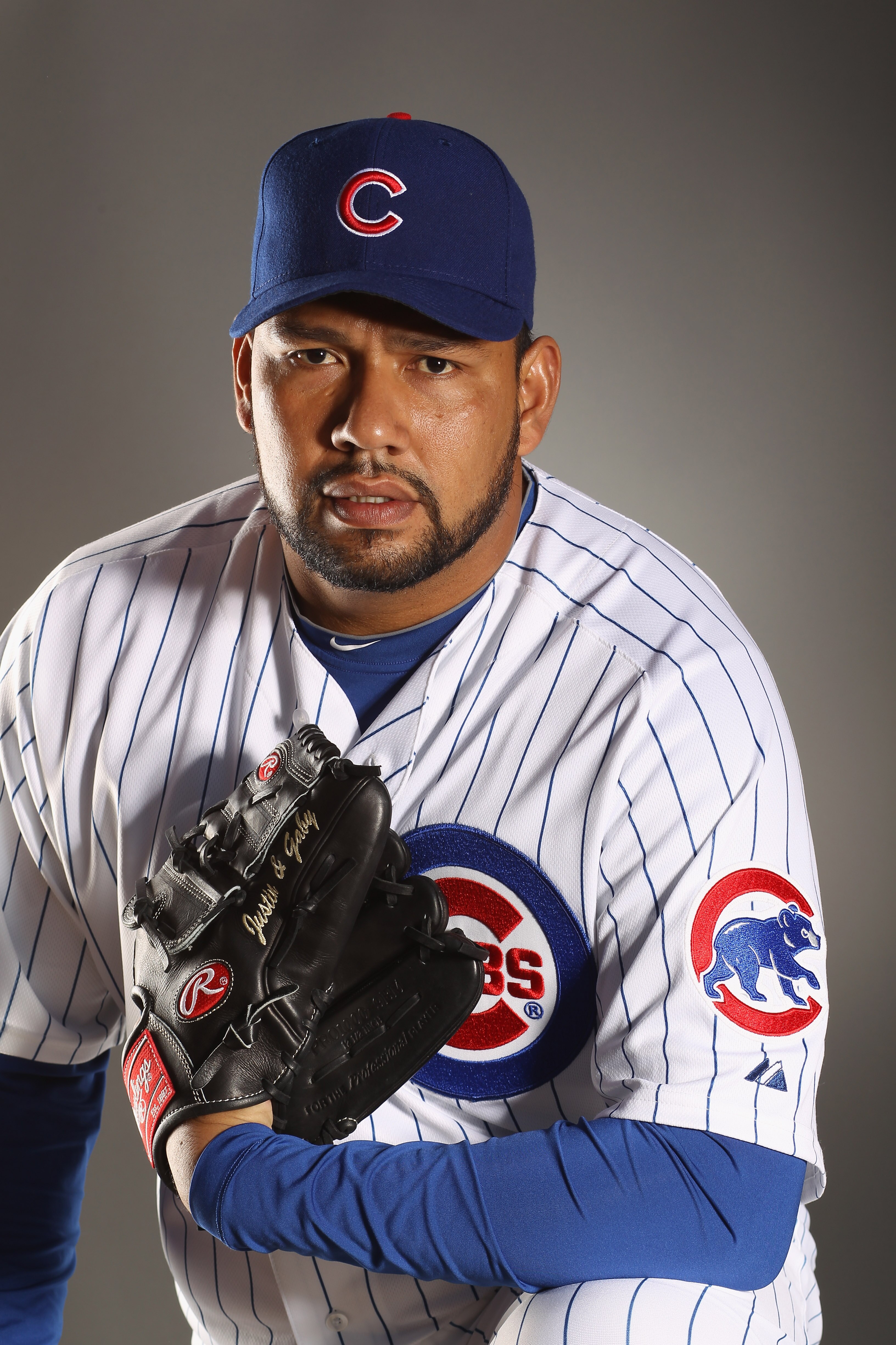 MESA, AZ - FEBRUARY 22:  Carlos Silva #52 of the Chicago Cubs poses for a portrait during media photo day at Finch Park on February 22, 2011 in Mesa, Arizona.  (Photo by Ezra Shaw/Getty Images)