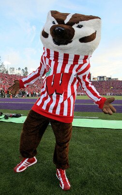 PASADENA, CA - JANUARY 01: Bucky Badger of the Wisconsin Badgers looks on during the game against the TCU Horned Frogs in the 97th Rose Bowl game on January 1, 2011 in Pasadena, California. (Photo by Stephen Dunn/Getty Images) PASADENA, CA - JANUARY 01: Bucky Badger of the Wisconsin Badgers looks on during the game against the TCU Horned Frogs in the 97th Rose Bowl game on January 1, 2011 in Pasadena, California. (Photo by Stephen Dunn/Getty Images)