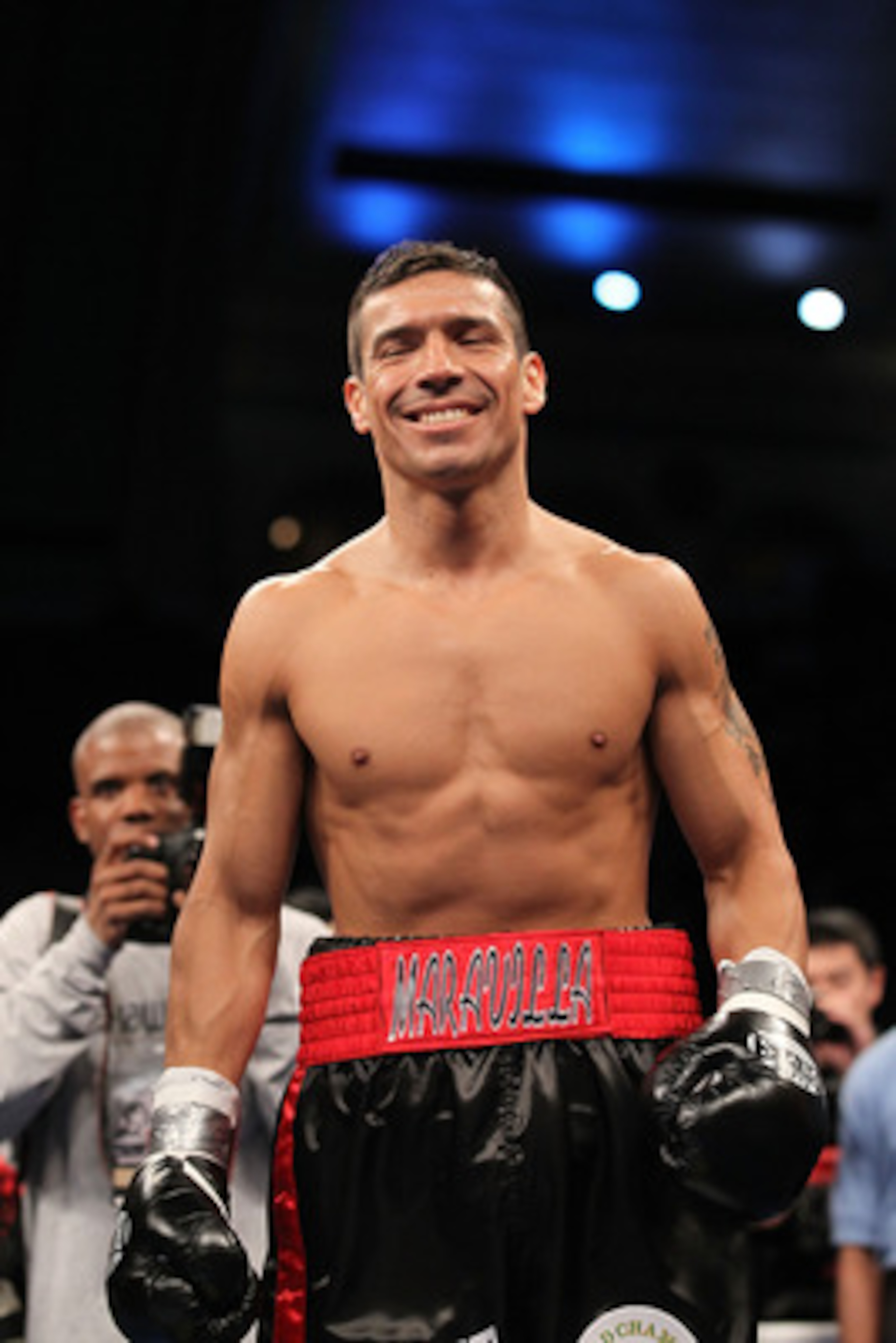 ATLANTIC CITY, NJ - NOVEMBER 20:  Sergio Martinez enters the ring against Paul Williams for the Middleweight Championship fight on November 20, 2010 at The Boardwalk Hall in Atlantic City, New Jersey.  (Photo by Al Bello/Getty Images)