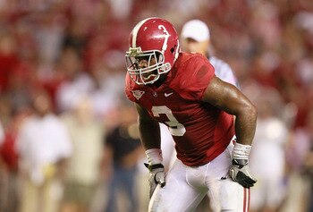 TUSCALOOSA, AL - SEPTEMBER 11:  Trent Richardson #3 of the Alabama Crimson Tide against the Penn State Nittany Lions at Bryant-Denny Stadium on September 11, 2010 in Tuscaloosa, Alabama.  (Photo by Kevin C. Cox/Getty Images)