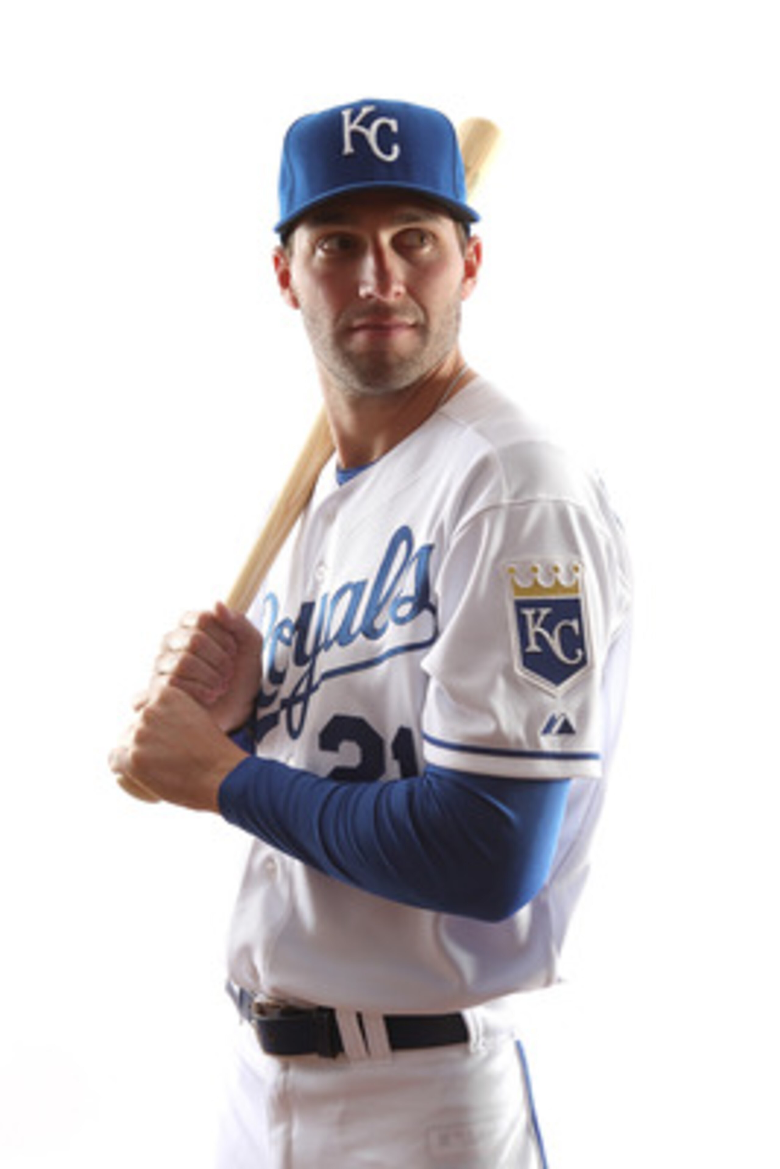 SURPRISE, AZ - FEBRUARY 23:  Jeff Francoeur #21 of the Kansas City Royals poses for a portrait during Spring Training Media Day on February 23, 2011 at Surprise Stadium in Surprise, Arizona..  (Photo by Jonathan Ferrey/Getty Images)