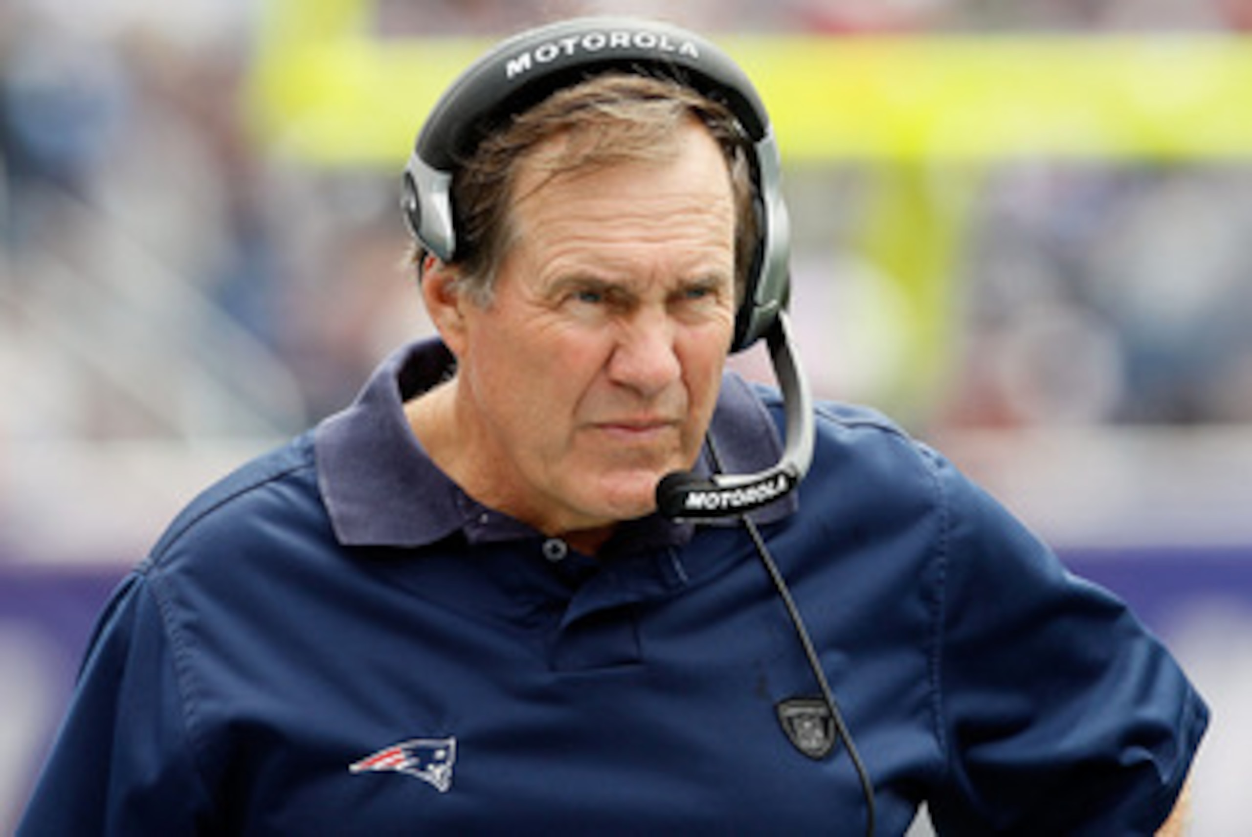 FOXBORO, MA - SEPTEMBER 12:  Coach Bill Belichick of the New England Patriots watches the action against the Cincinnati Bengals during during the NFL season opener at Gillette Stadium on September 12, 2010 in Foxboro, Massachusetts. (Photo by Jim Rogash/G