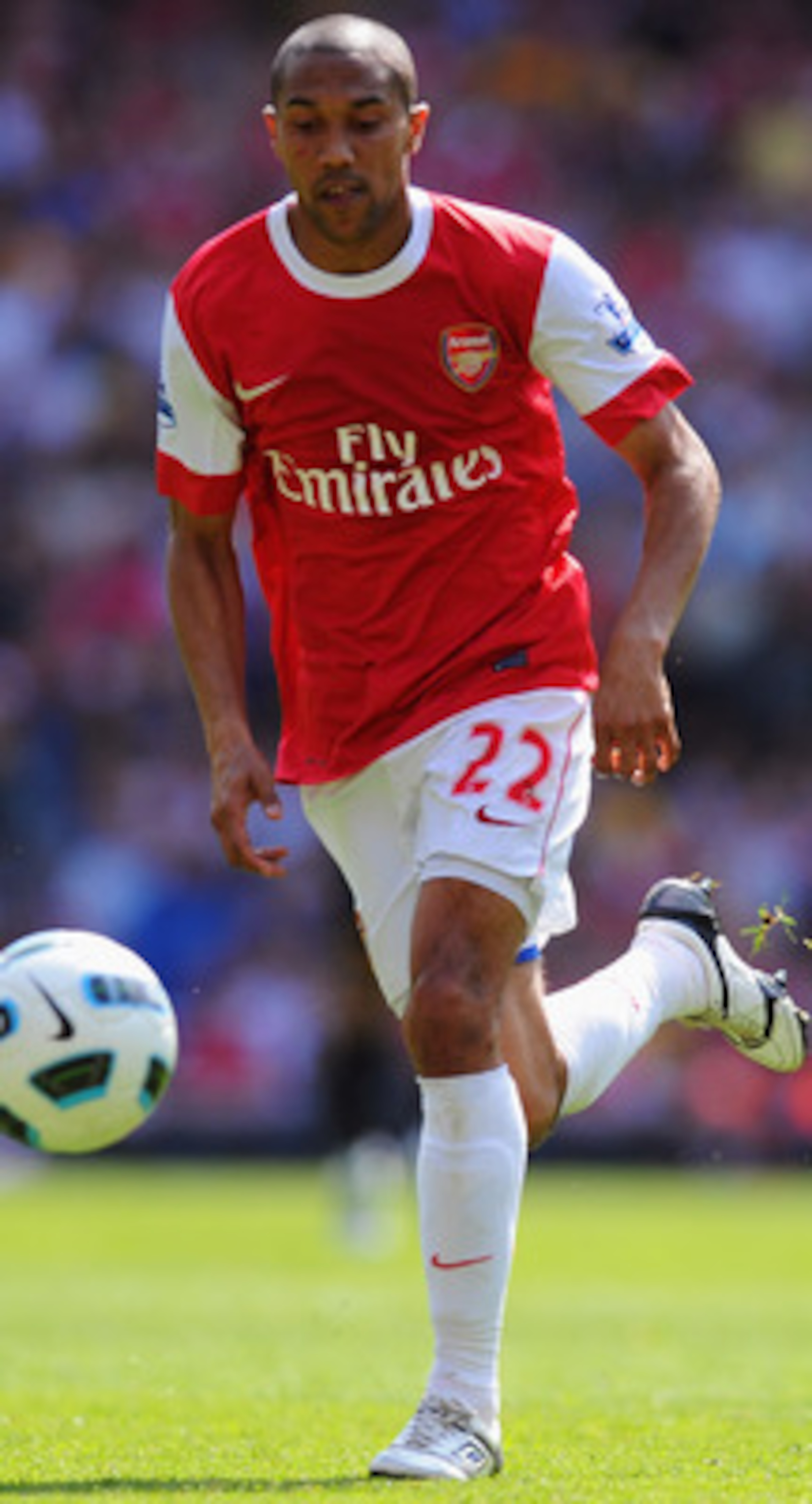LONDON, ENGLAND - MAY 01:  Gael Clichy of Arsenal in action during the Barclays Premier League match between Arsenal and Manchester United at the Emirates Stadium on May 1, 2011 in London, England.  (Photo by Mike Hewitt/Getty Images)