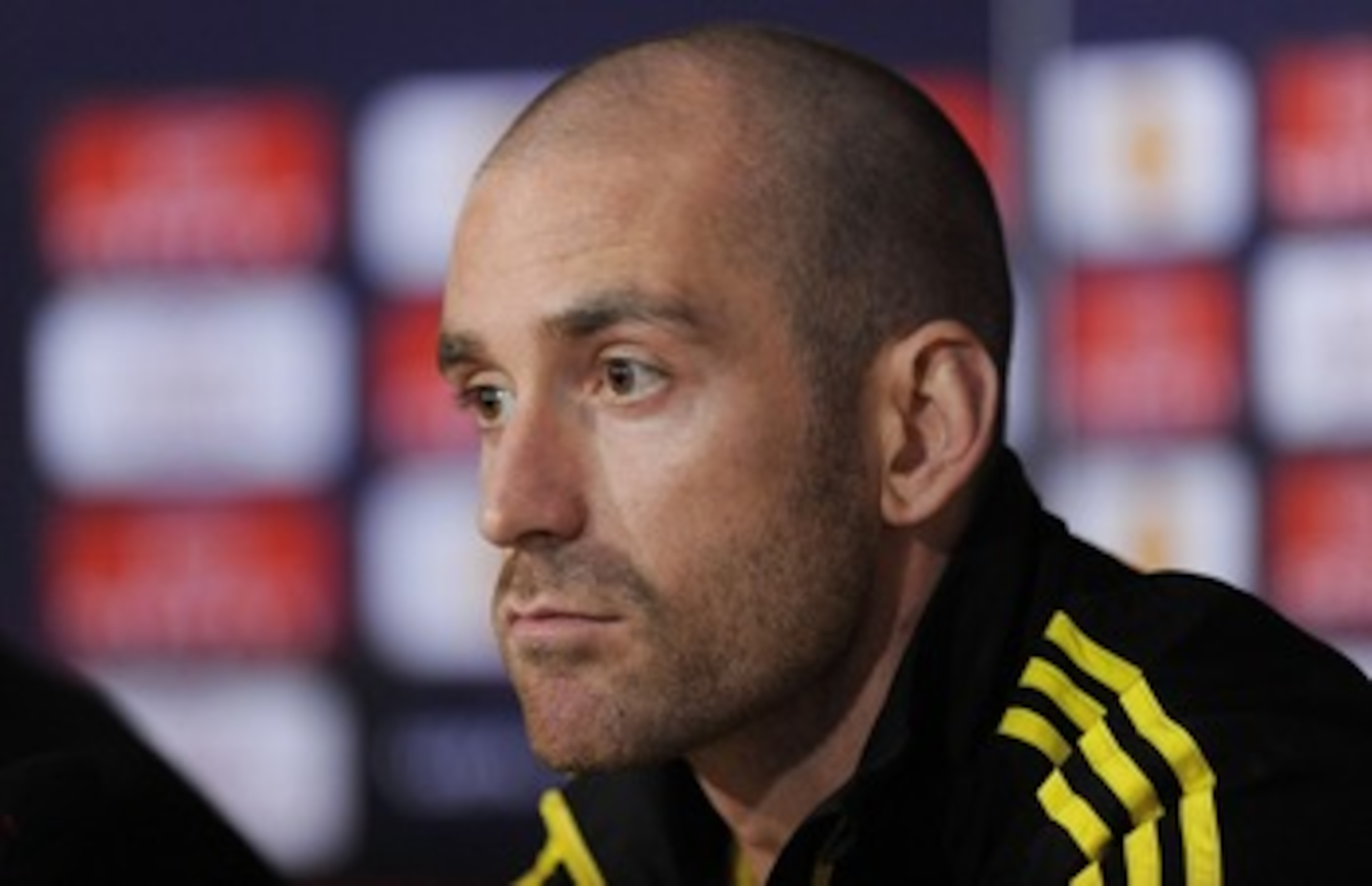 BRAGA, PORTUGAL - MARCH 09:  Raul Meireles of Liverpool attends a press conference at Estadio Municipal de Braga ahead of their UEFA Europa League Round of 16 match against Braga on March 9, 2011 in Braga, Portugal. (Photo by Denis Doyle/Getty Images)