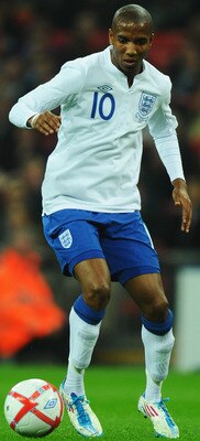 LONDON, ENGLAND - MARCH 29: Ashley Young of England in action during the international friendly match between England and Ghana at Wembley Stadium on March 29, 2011 in London, England. (Photo by Mike Hewitt/Getty Images) LONDON, ENGLAND - MARCH 29: Ashley Young of England in action during the international friendly match between England and Ghana at Wembley Stadium on March 29, 2011 in London, England. (Photo by Mike Hewitt/Getty Images)