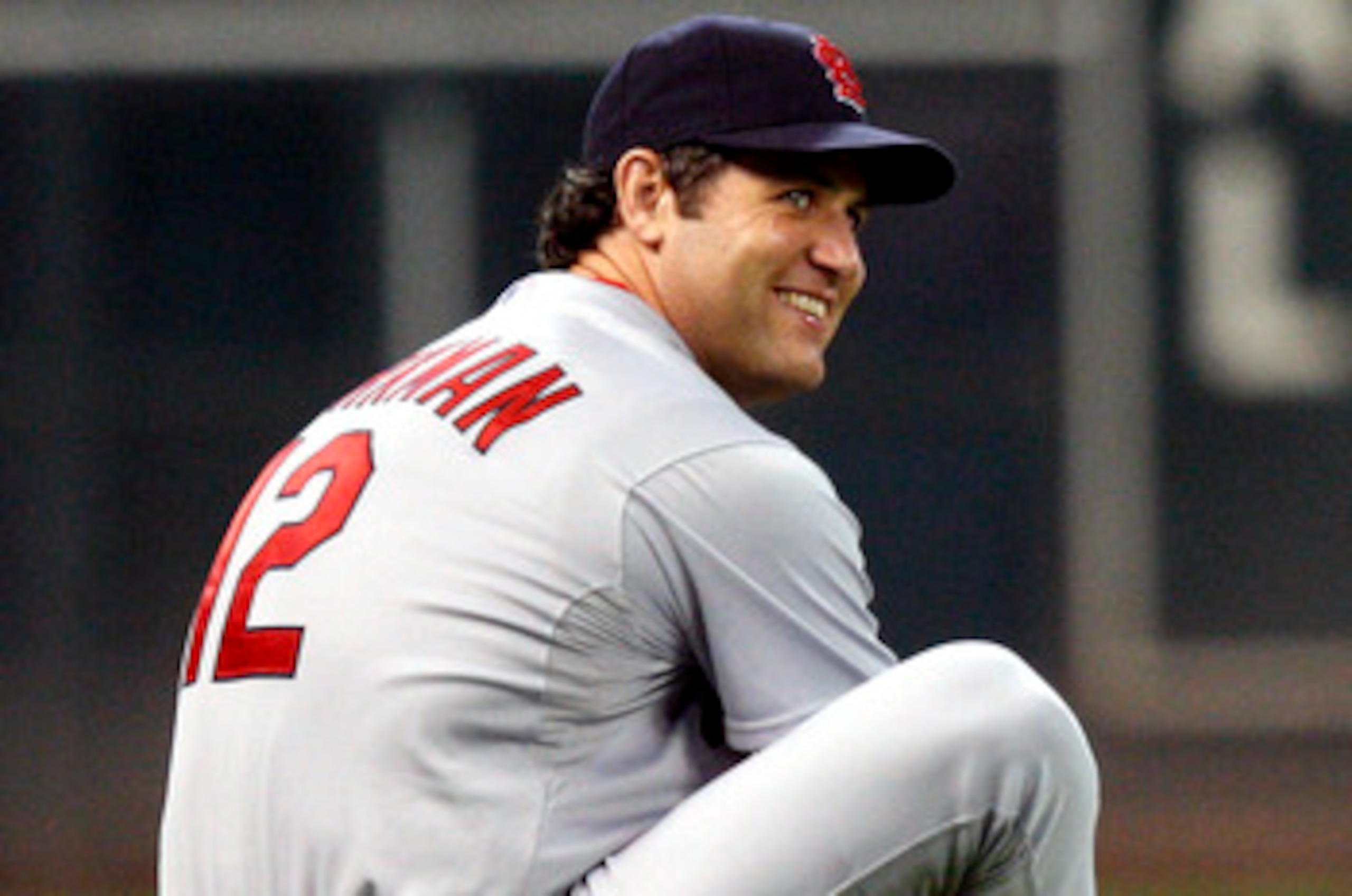HOUSTON - APRIL 26:  Lance Berkman #12 of the St. Louis Cardinals during pre-game warmup before playing his former team the Houston Astros at Minute Maid Park on April 26, 2011 in Houston, Texas.  (Photo by Bob Levey/Getty Images)