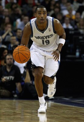 LONDON, ENGLAND - OCTOBER 04:  Wayne Ellington of the Minnesota Timberwolves in action during the NBA Europe Live match between the Los Angeles Lakers and the Minnesota Timberwolves at the O2 arena on October 4, 2010 in London, England.  (Photo by Clive R