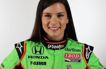 BIRMINGHAM, AL - MARCH 13:  Danica Patrick, driver of the #7 Andretti Motorsport Team GoDaddy.com Dallara Honda poses during the IRL Indy Car Series Media Day at Barber Motorsports Park on March 13, 2011 in Birmingham, Alabama.  (Photo by Nick Laham/Getty