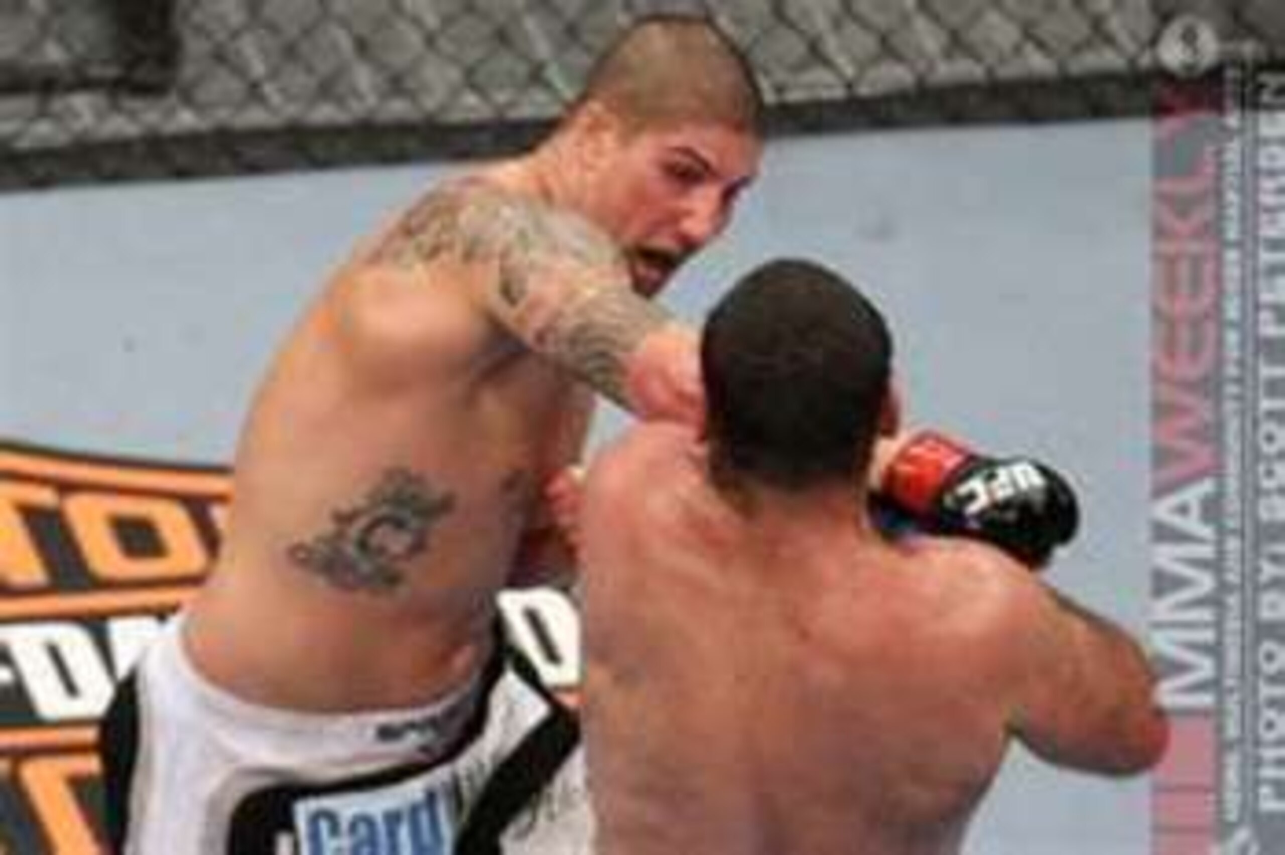 "The Hybrid" Brendan Schaub delivering a solid right hand