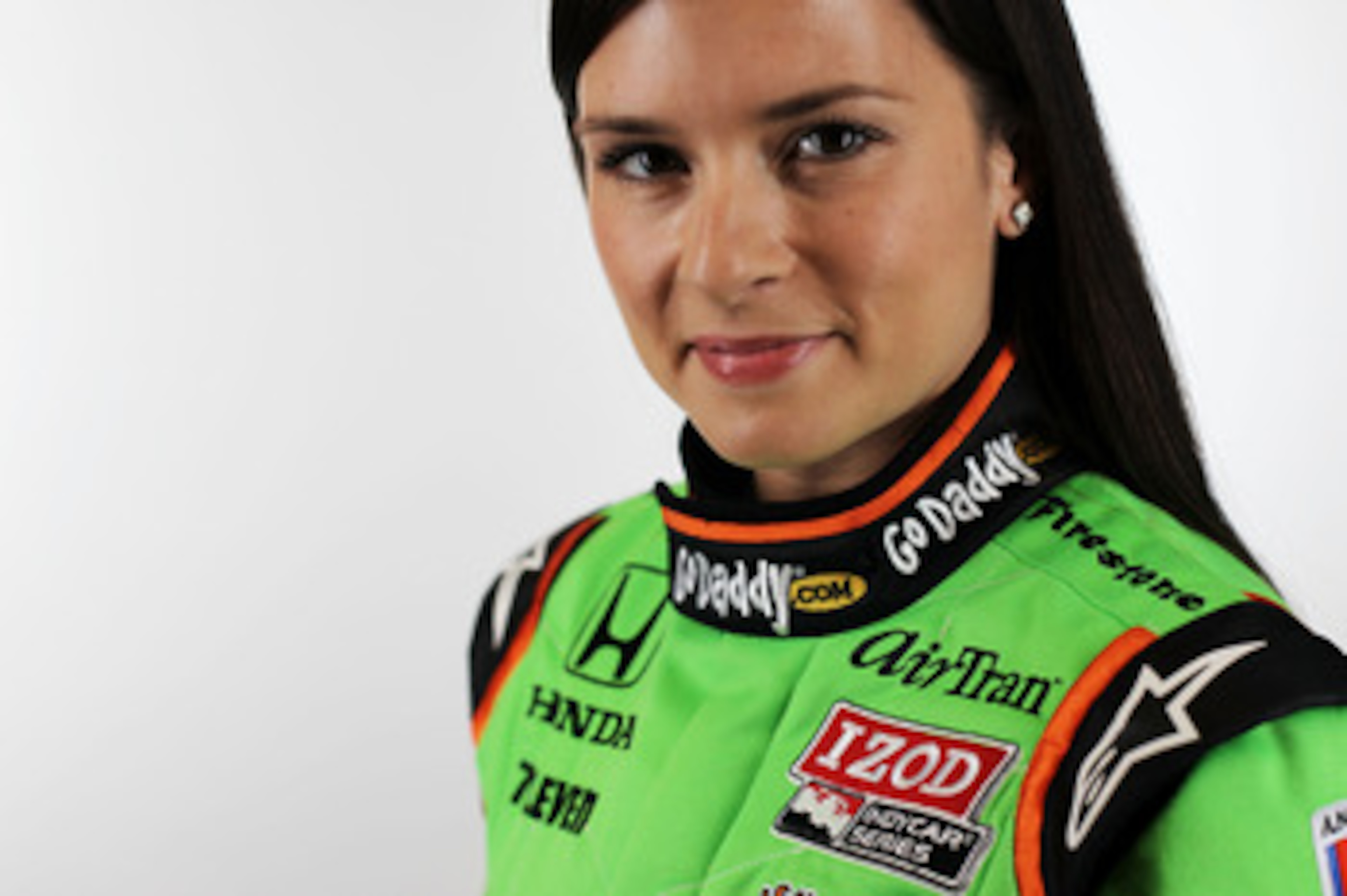 BIRMINGHAM, AL - MARCH 13: Danica Patrick, driver of the #7 Andretti Motorsport Team GoDaddy.com Dallara Honda poses during the IRL Indy Car Series Media Day at Barber Motorsports Park on March 13, 2011 in Birmingham, Alabama. (Photo by Nick Laham/Getty BIRMINGHAM, AL - MARCH 13: Danica Patrick, driver of the #7 Andretti Motorsport Team GoDaddy.com Dallara Honda poses during the IRL Indy Car Series Media Day at Barber Motorsports Park on March 13, 2011 in Birmingham, Alabama. (Photo by Nick Laham/Getty
