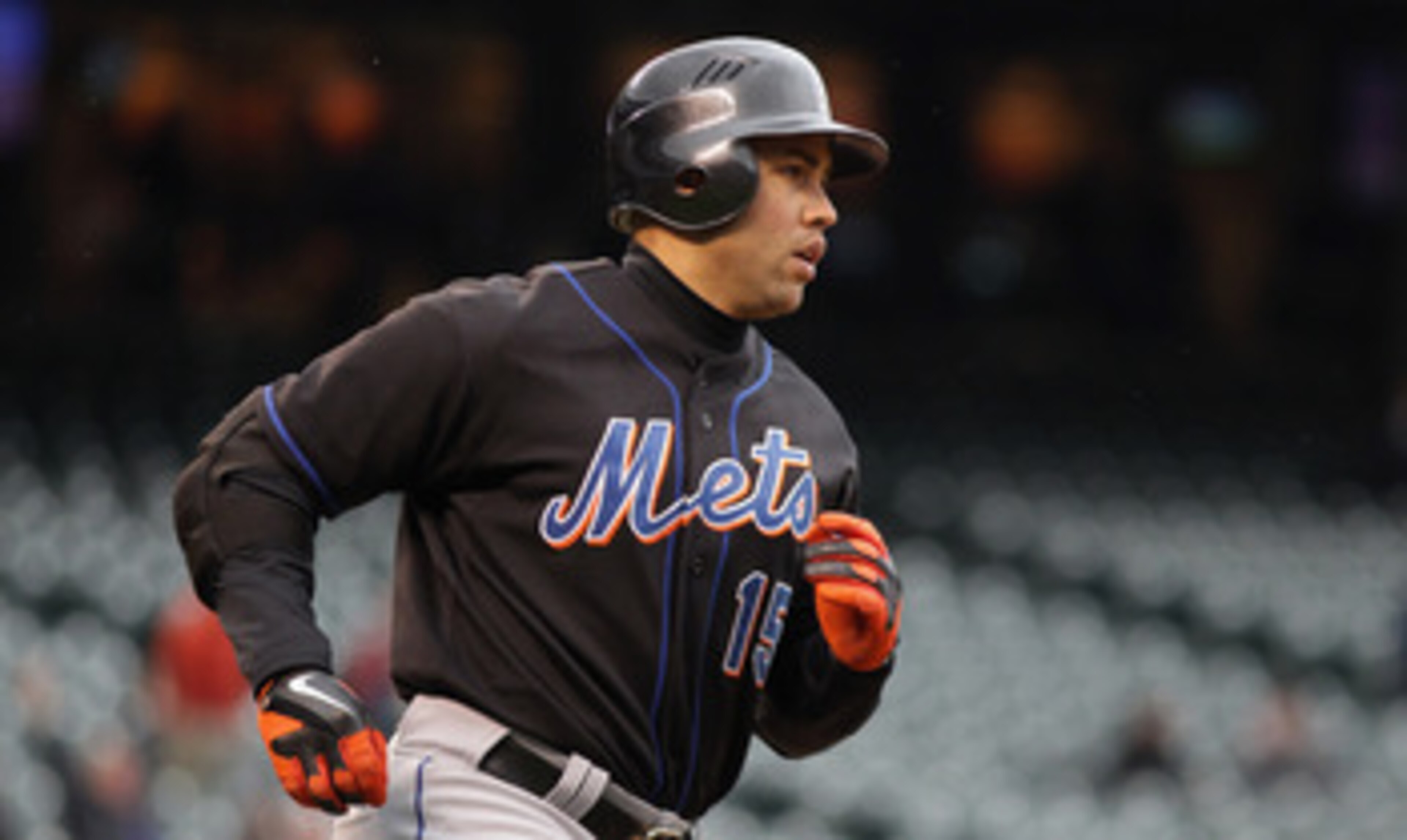 DENVER, CO - MAY 12:  Carlos Beltran #15 of the New York Mets rounds the bases on his third home run of the game off of Matt Lindstrom of the Colorado Rockies in the ninth inning at Coors Field on May 12, 2011 in Denver, Colorado. Beltran had three homeru