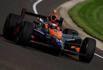 INDIANAPOLIS - MAY 07:  Danica Patrick drives of the #7 Motorola Andretti Green Racing Dallara Honda during practice for the IRL IndyCar Series 93rd running of the Indianapolis 500 on May 7, 2009 at Indianapolis Motor Speedway in Indianapolis, indiana.  (