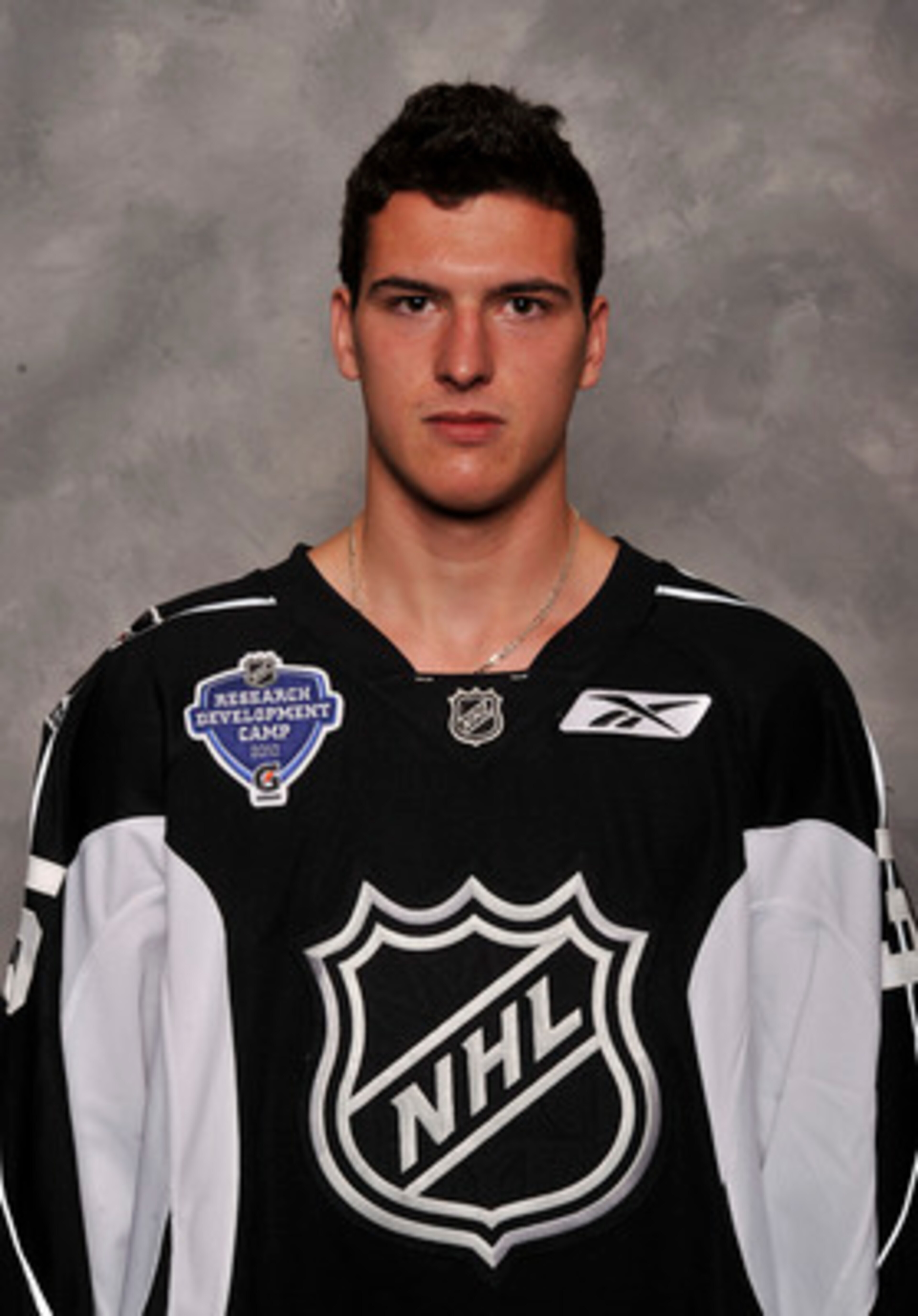TORONTO - AUGUST 17: Mike Morrison poses for a portrait during the 2010 NHL Research, development and orientation camp at the Mastercard Centre for Hockey Excellence August 17, 2010 in Toronto, Ontario, Canada. (Photo by Graig Abel/Getty Images)