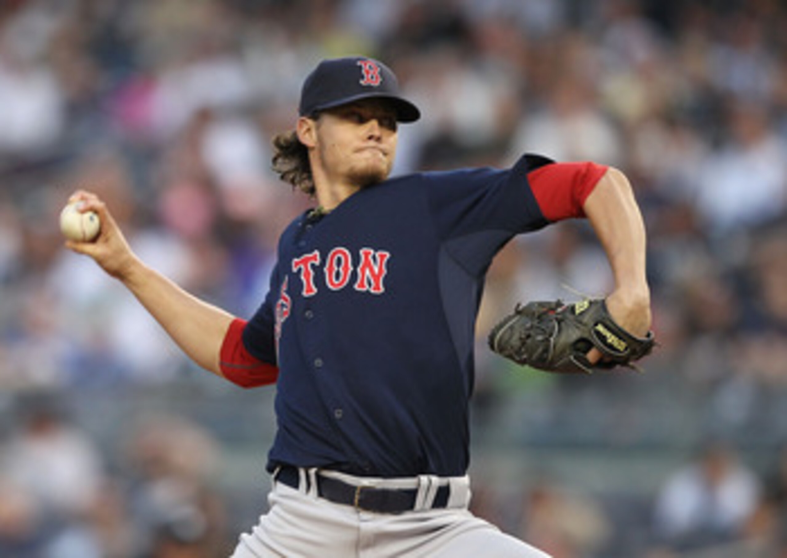 NEW YORK, NY - MAY 13: Clay Buchholz #11 of the Boston Red Sox pitches against the New York Yankees during their game on May 13, 2011 at Yankee Stadium in the Bronx borough of New York City. (Photo by Al Bello/Getty Images) NEW YORK, NY - MAY 13: Clay Buchholz #11 of the Boston Red Sox pitches against the New York Yankees during their game on May 13, 2011 at Yankee Stadium in the Bronx borough of New York City. (Photo by Al Bello/Getty Images)