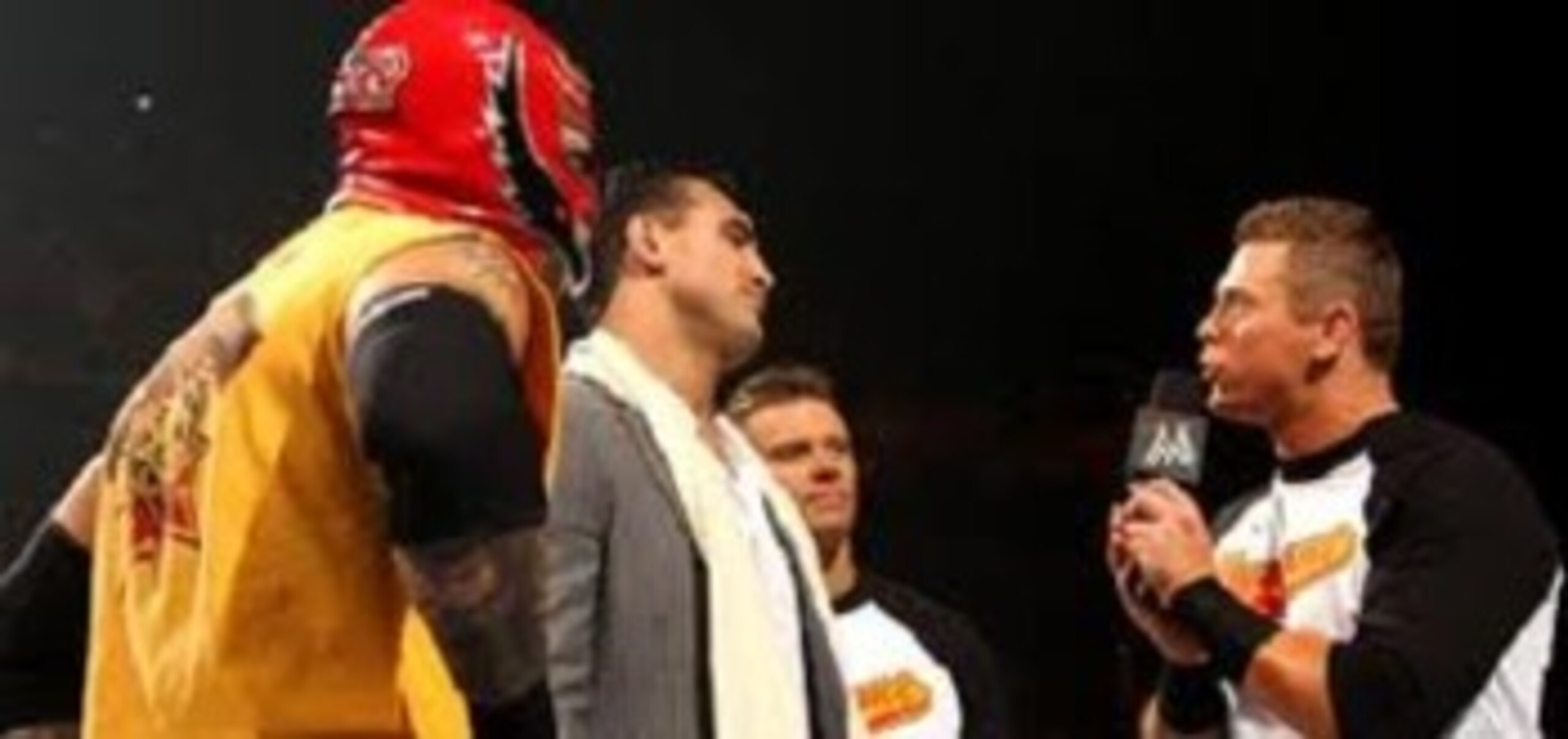 Rey Mysterio, Alberto Del Rio, and The Miz