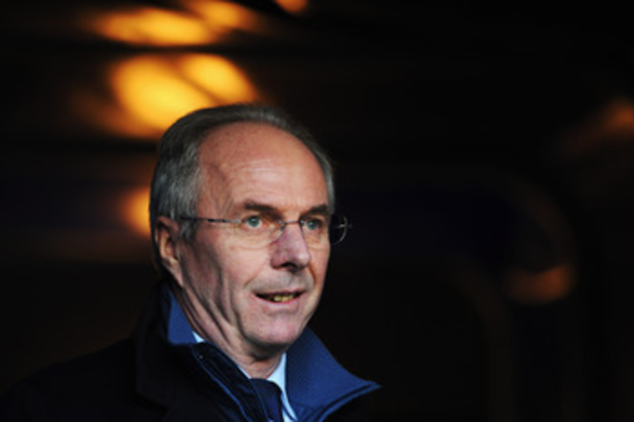 LEICESTER, UNITED KINGDOM - JANUARY 09:  Sven-Goran Eriksson the Leicester City manager is seen before the FA Cup sponsored by E.ON 3rd Round match between between Leicester City and Manchester City at Walkers Stadium on January 9, 2011 in Leicester, Engl