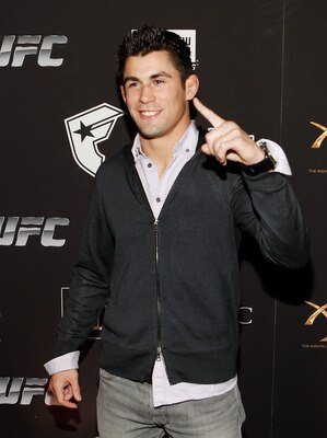 LAS VEGAS - FEBRUARY 15:  UFC fighter Dominick Cruz arrives at UFC, Famous Stars and Straps and New Era's 'The Magic Party' at XS the nightclub on February 15, 2011 in Las Vegas, Nevada.  (Photo by Isaac Brekken/Getty Images)