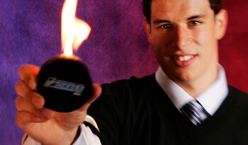OTTAWA, CANADA - JULY 30:  Sidney Crosby of the Pittsburgh Penguins poses for a portrait after being selected first overall during the NHL draft on July 30, 2005 at the Westin Hotel in Ottawa, Canada.  (Photo by Brian Bahr/Getty Images)