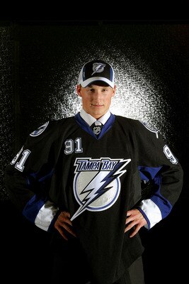 OTTAWA, ON - JUNE 20:  First overall pick, Steven Stamkos of the Tampa Bay Lightning poses for a photograph after being selected in the 2008 NHL Entry Draft at Scotiabank Place on June 20, 2008 in Ottawa, Ontario, Canada.  (Photo by Andre Ringuette/Getty 