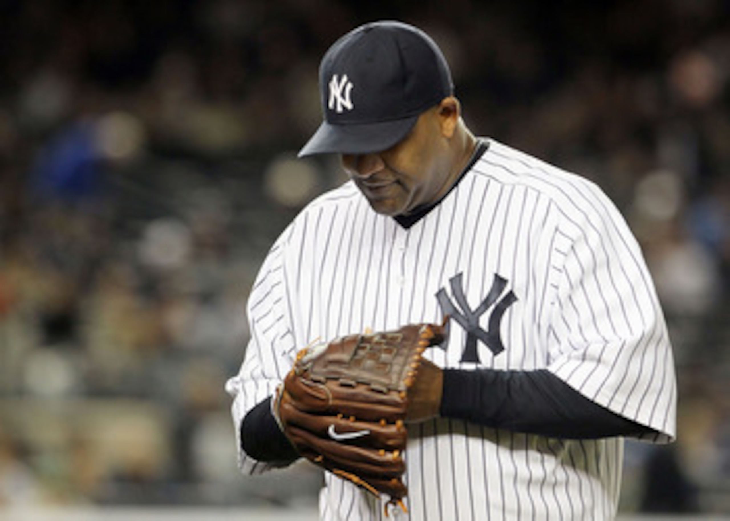 NEW YORK, NY - MAY 14:  CC Sabathia #52 of the New York Yankees leaves the game in the seventh inning against the Boston Red Sox on May 14, 2011 at Yankee Stadium in the Bronx borough of New York City.  (Photo by Jim McIsaac/Getty Images)