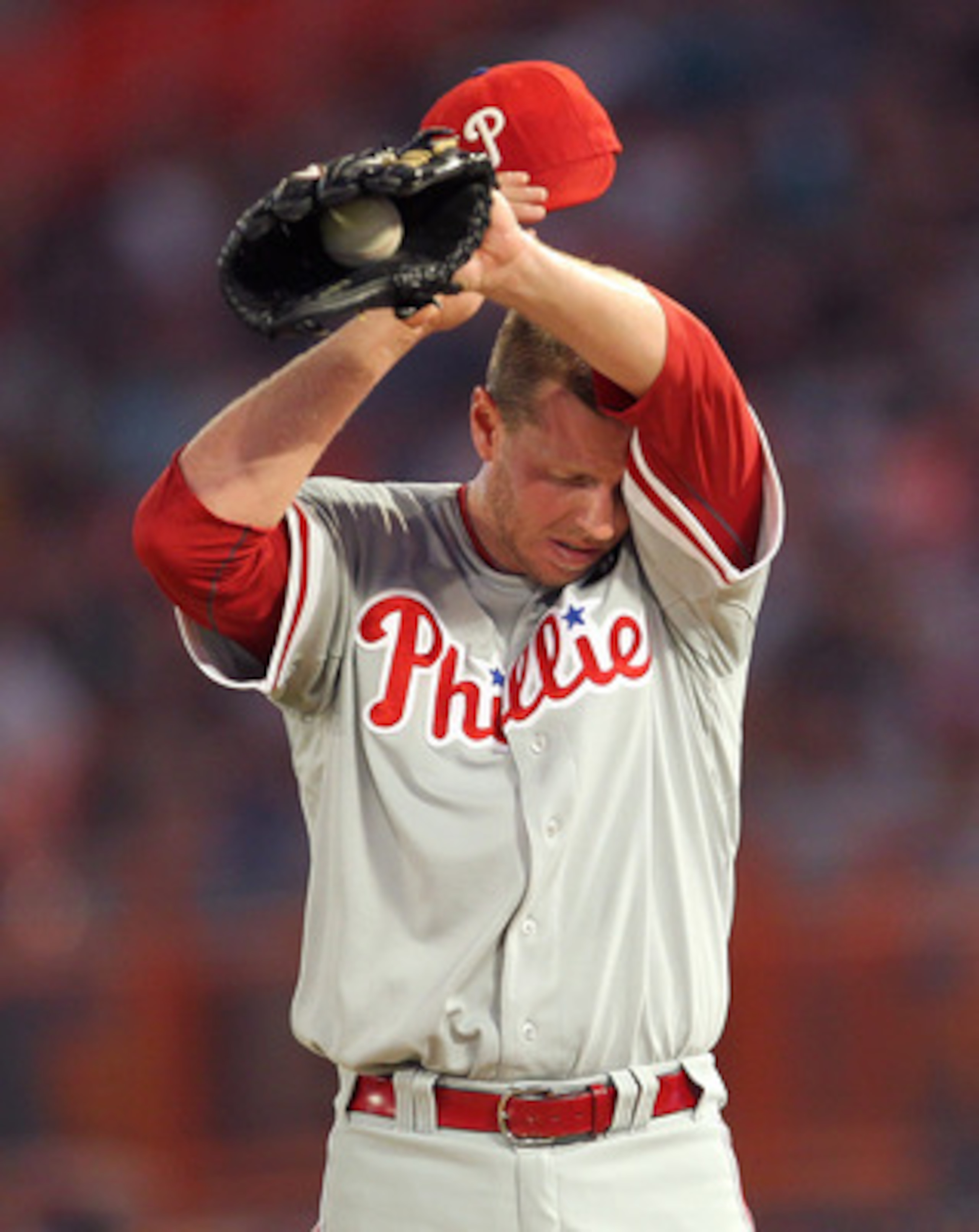 MIAMI GARDENS, FL - MAY 10:  Roy Halladay #34 of the Philadelphia Phillies pitches during a game against the Florida Marlins at Sun Life Stadium on May 10, 2011 in Miami Gardens, Florida.  (Photo by Mike Ehrmann/Getty Images)