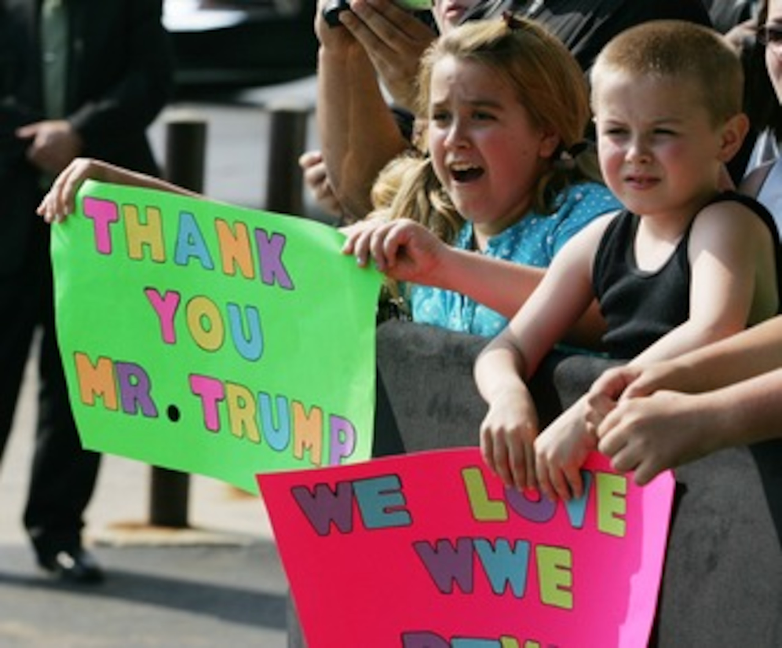 GREEN BAY, WI - JUNE 22: Fans attend a press conference about the WWE at the Austin Straubel International Airport on June 22, 2009 in Green Bay, Wisconsin. (Photo by Mark A. Wallenfang/Getty Images) GREEN BAY, WI - JUNE 22: Fans attend a press conference about the WWE at the Austin Straubel International Airport on June 22, 2009 in Green Bay, Wisconsin. (Photo by Mark A. Wallenfang/Getty Images)