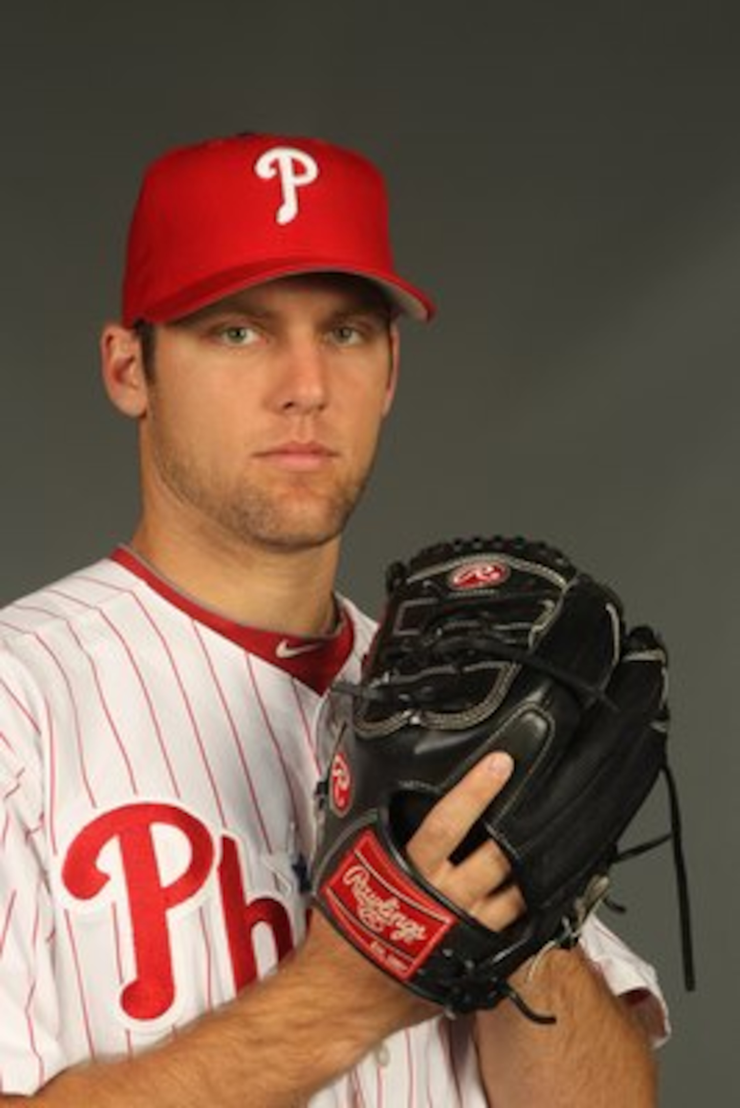 CLEARWATER, FL - FEBRUARY 24:  Joe Savery #79 of the Philadelphia Phillies poses for a photo during Spring Training Media Photo Day at Bright House Networks Field on February 24, 2010 in Clearwater, Florida.  (Photo by Nick Laham/Getty Images)