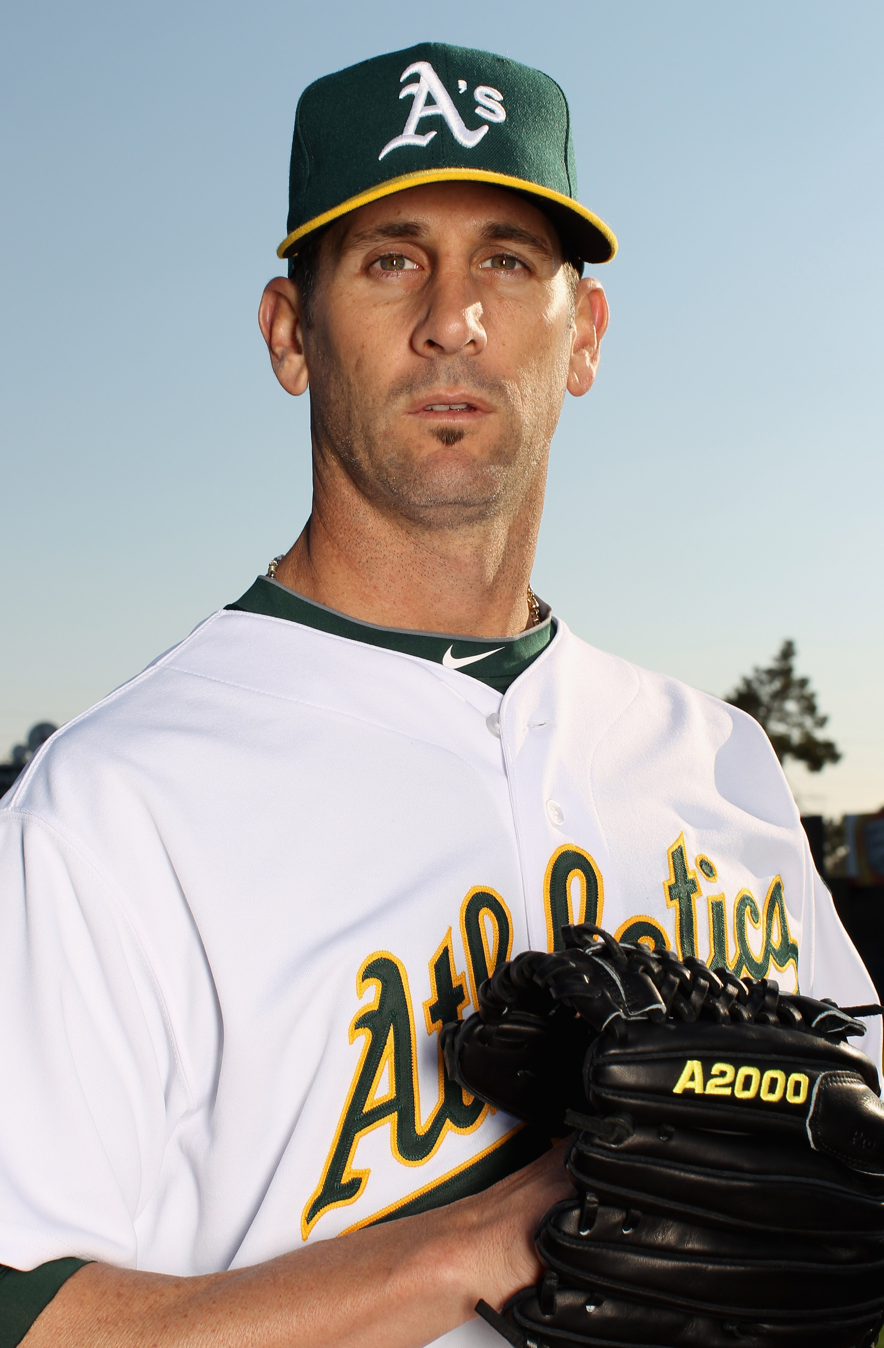 PHOENIX, AZ - FEBRUARY 24:  Grant Balfour #50 of the Oakland Athletics poses for a portrait during media photo day at Phoenix Municipal Stadium on February 24, 2011 in Phoenix, Arizona.  (Photo by Ezra Shaw/Getty Images)