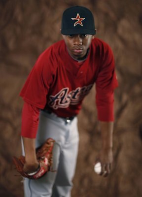 KISSIMMEE, FL - FEBRUARY 25:  Wesley Wright #53 of the Houston Astros poses during photo day at Osceola County Stadium on February 25, 2010 in Kissimmee, Florida.  (Photo by Gregory Shamus/Getty Images)
