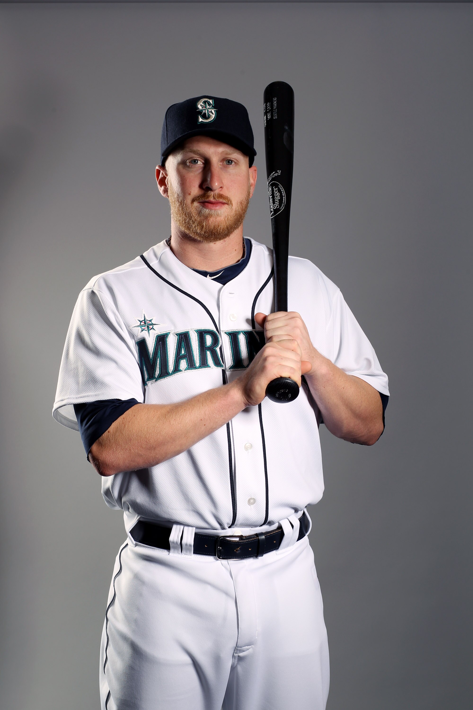 PEORIA, AZ - FEBRUARY 20:  Mike Carp #20 of the Seattle Mariners poses for a portrait at the Peoria Sports Complex on February 20, 2011 in Peoria, Arizona.  (Photo by Ezra Shaw/Getty Images)