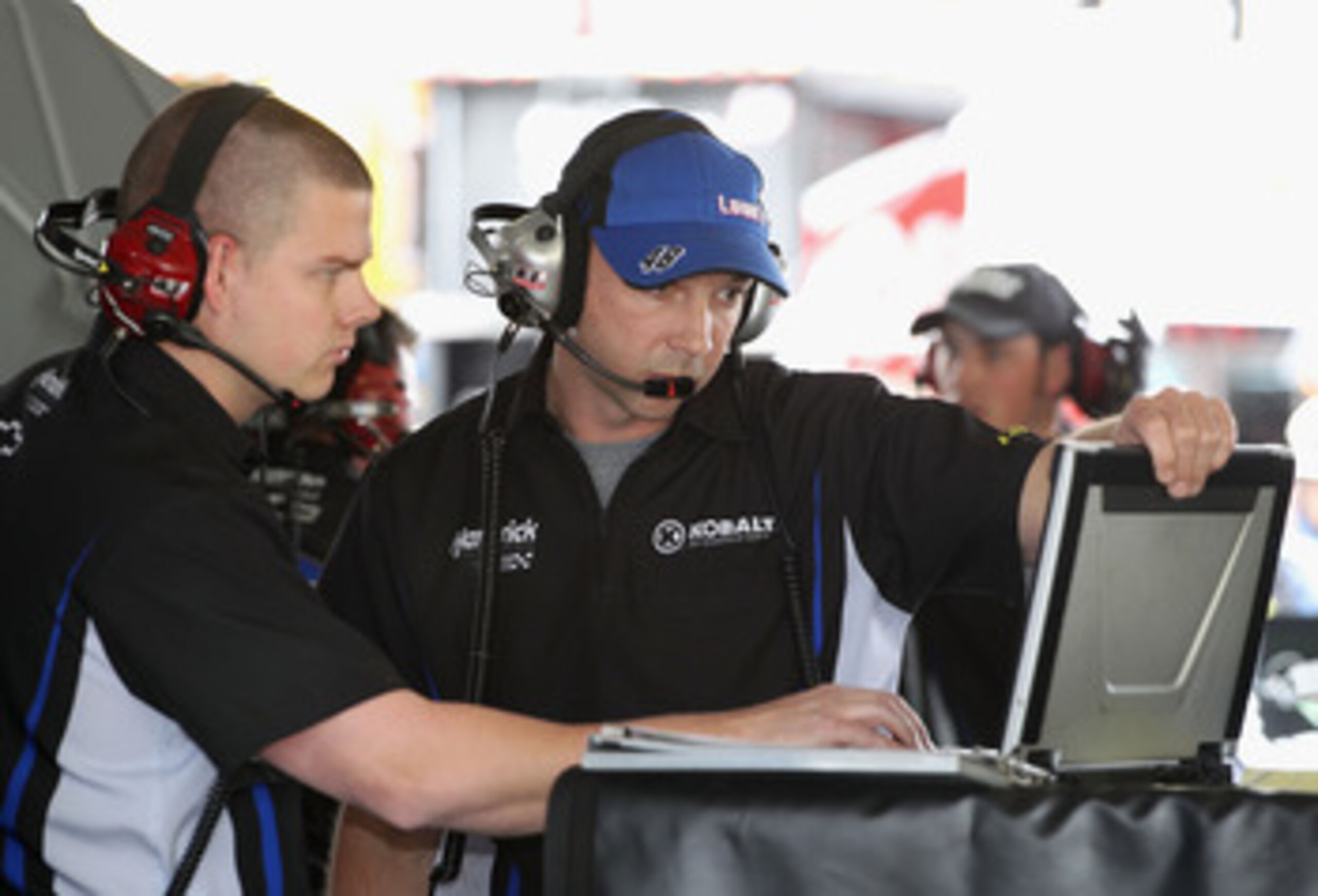 AVONDALE, AZ - FEBRUARY 25:  Crew chief Chad Knaus works in the garage area during practice for the Subway Fresh Fit 500 at Phoenix International Raceway on February 25, 2011 in Avondale, Arizona.  (Photo by Christian Petersen/Getty Images for NASCAR)