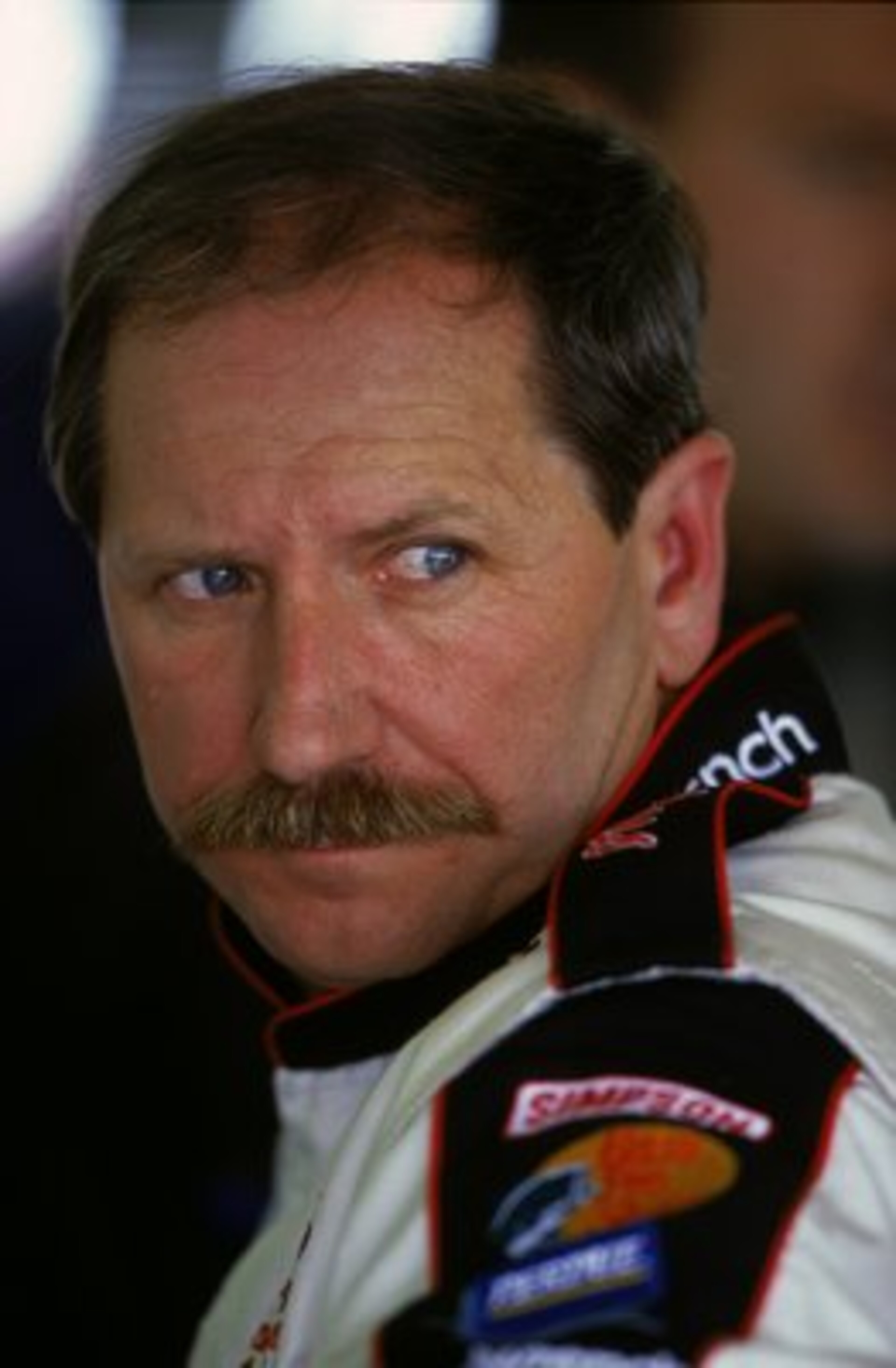 LAS VEGAS - MARCH 5: A close up of Dale Earnhardt Sr. as he looks on during the Cardirect.com 400 on March 5, 2000 at the Las Vegas Speedway in Las Vegas, Nevada. (Photo by Robert Laberge/Getty Images) LAS VEGAS - MARCH 5: A close up of Dale Earnhardt Sr. as he looks on during the Cardirect.com 400 on March 5, 2000 at the Las Vegas Speedway in Las Vegas, Nevada. (Photo by Robert Laberge/Getty Images)