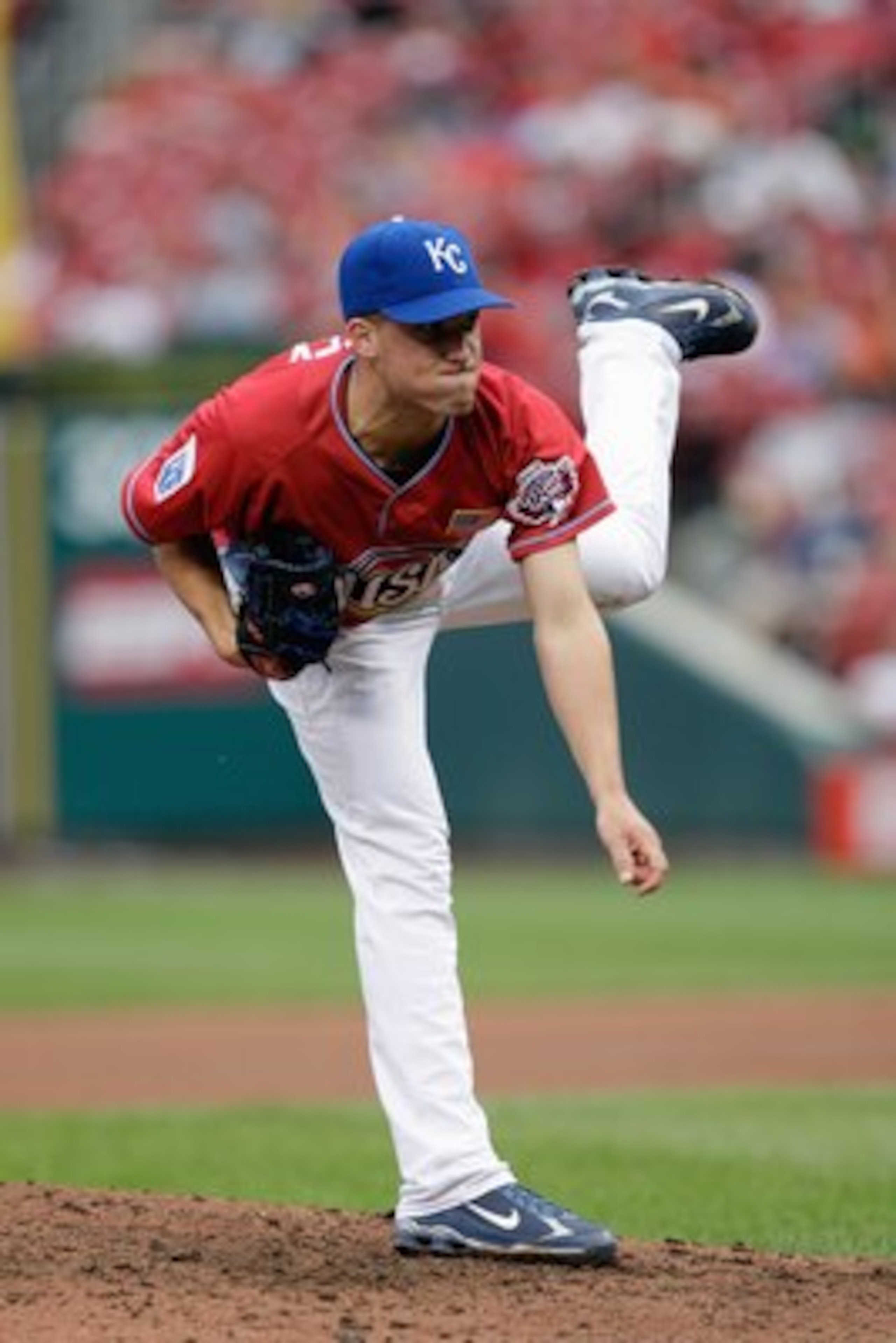ST. LOUIS, MO - JULY 12: U.S. Futures All-Star Danny Duffy of the Kansas City Royals pitches during the 2009 XM All-Star Futures Game at Busch Stadium on July 12, 2009 in St. Louis, Missouri. (Photo by Jamie Squire/Getty Images)