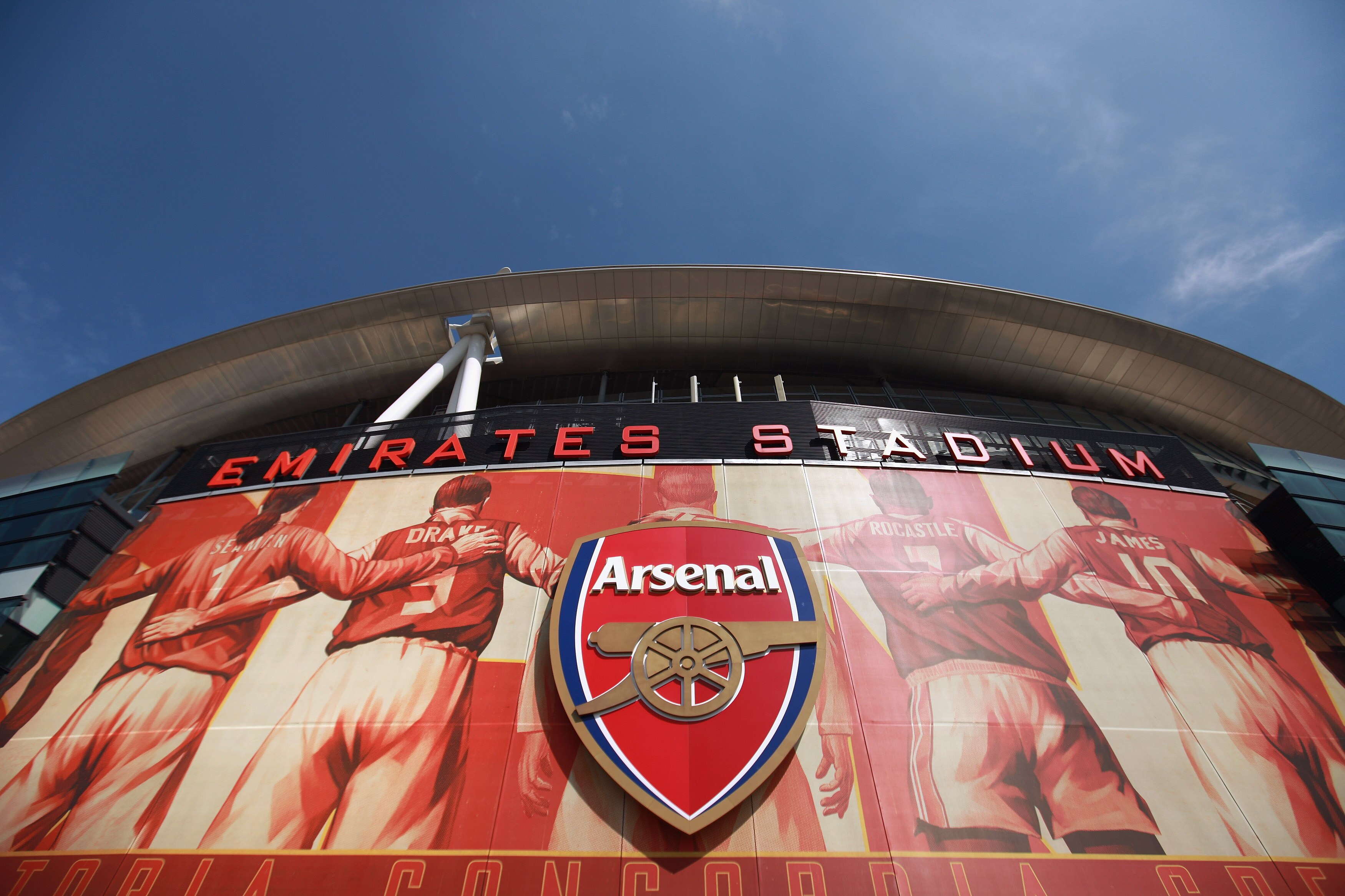 LONDON, ENGLAND - APRIL 11: A general view of Arsenal Football Club's Emirates Stadium on April 11, 2011 in London, England. American businessman Stan Kroenke's company 'Kroenke Sports Enterprises' has increased its shareholding in Arsenal to 62.89% and LONDON, ENGLAND - APRIL 11: A general view of Arsenal Football Club's Emirates Stadium on April 11, 2011 in London, England. American businessman Stan Kroenke's company 'Kroenke Sports Enterprises' has increased its shareholding in Arsenal to 62.89% and