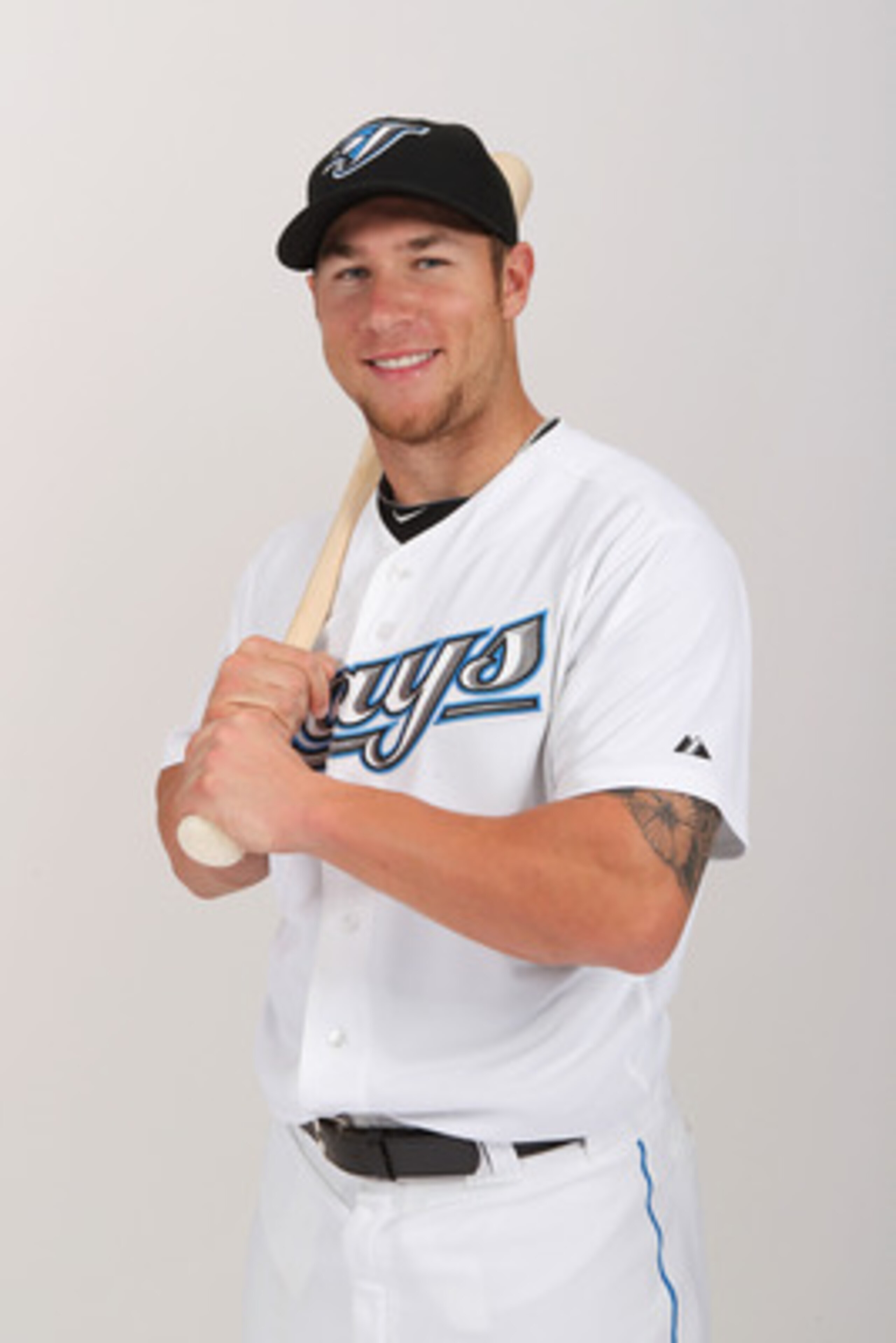 DUNEDIN, FL - FEBRUARY 20:  Brett Lawrie #13 of the Toronto Blue Jays poses during photo day at Florida Auto Exchange Stadium on February 20, 2011 in Dunedin, Florida.  (Photo by Nick Laham/Getty Images)