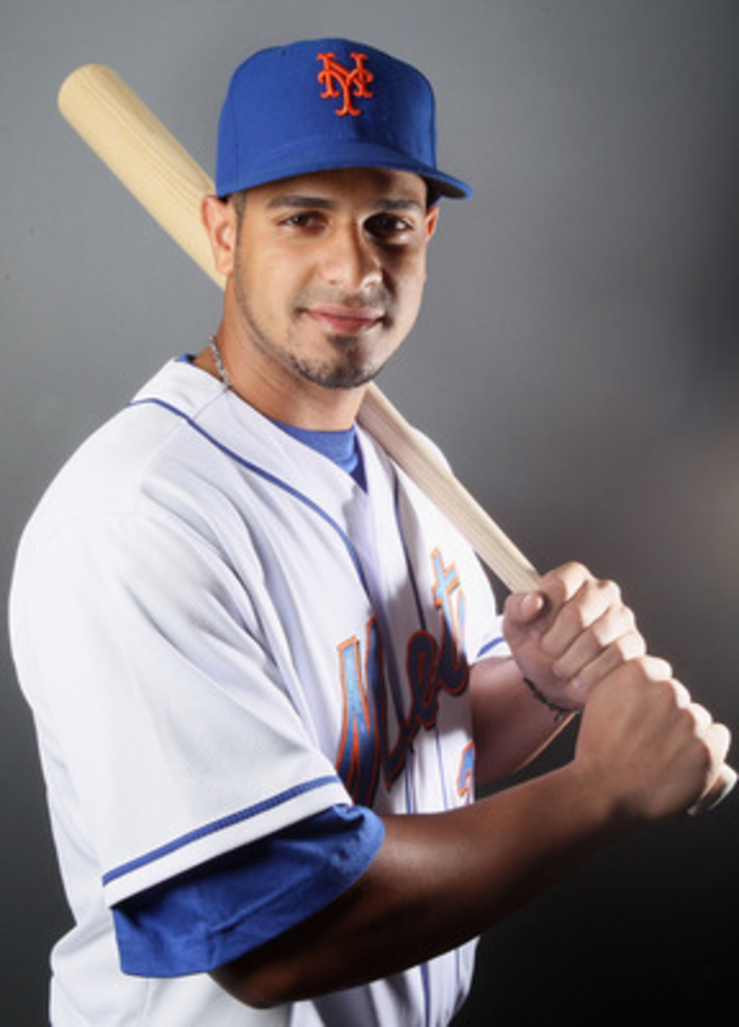 PORT ST. LUCIE, FL - FEBRUARY 24:  Fernando Martinez #26 of the New York Mets poses for a portrait during the New York Mets Photo Day on February 24, 2011 at Digital Domain Park in Port St. Lucie, Florida.  (Photo by Elsa/Getty Images)