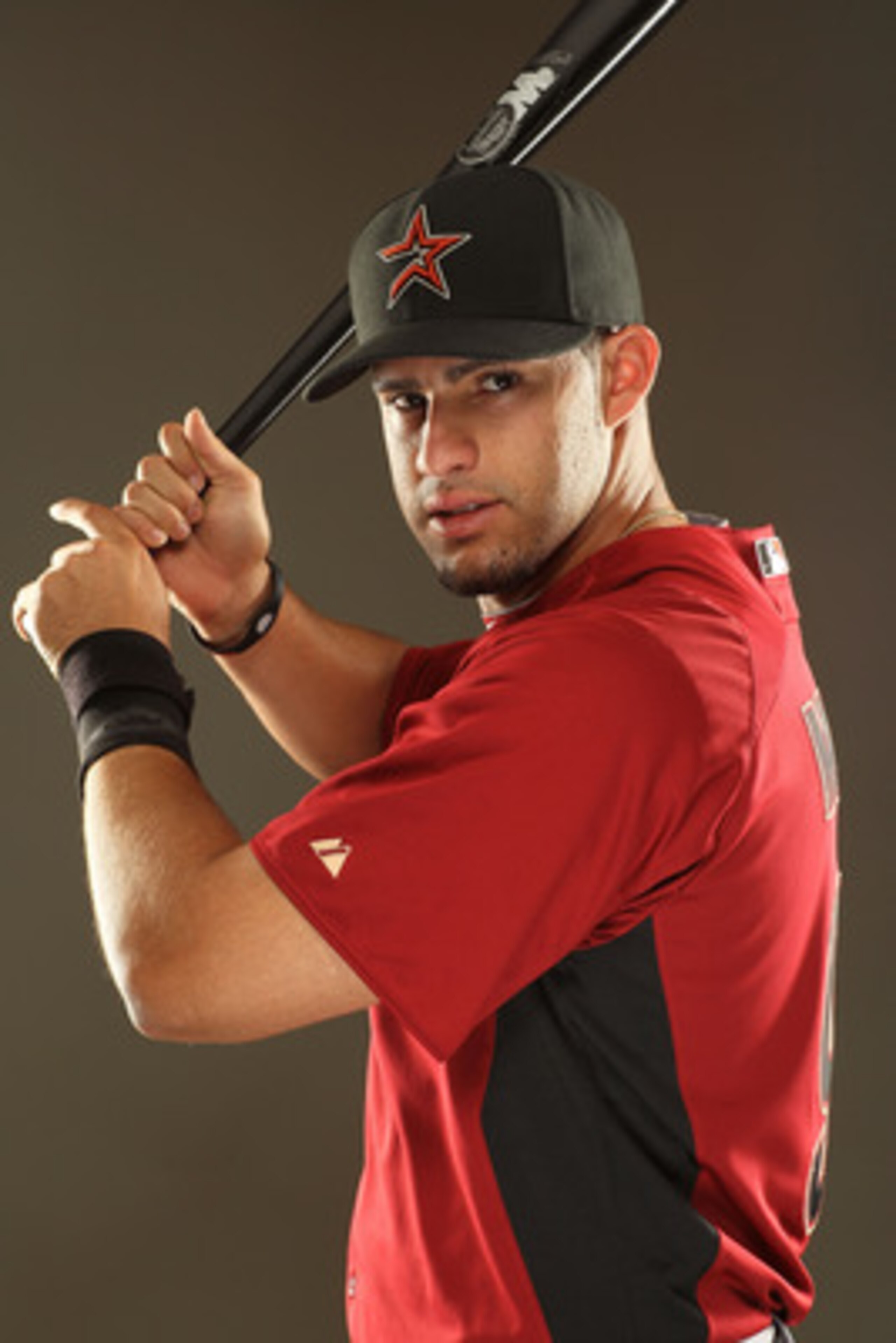 KISSIMMEE, FL - FEBRUARY 24:  J.D. Martinez #94 of the Houston Astros poses for a portrait during Spring Training photo Day at Osceola County Stadium  on February 24, 2011 in Kissimmee, Florida.  (Photo by Al Bello/Getty Images)